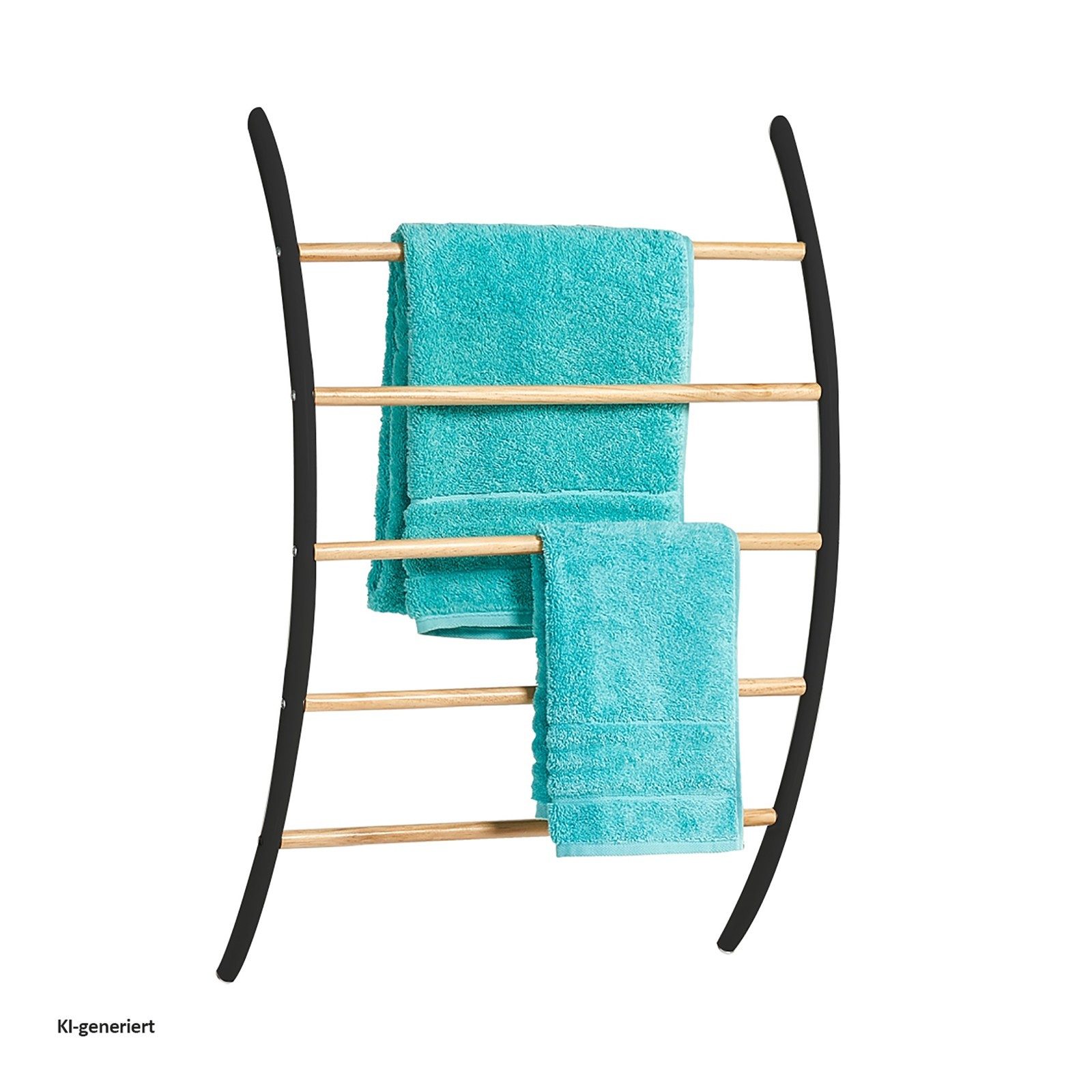 HTI-Living Handtuchhalter Handtuchhalter für die Wand mit 5 Stangen, Handtuchtrockner