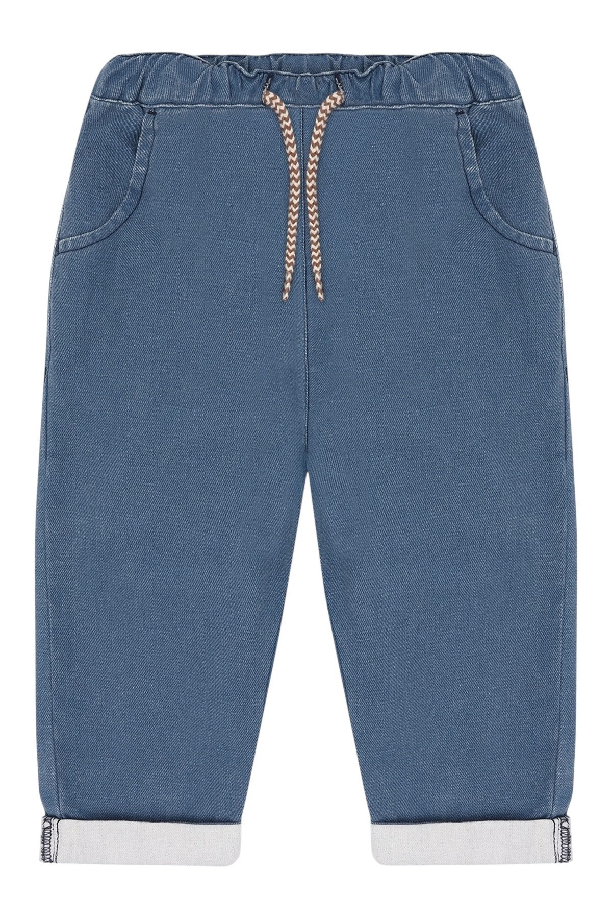 Hust & Claire Jeansjeggings Jean Denim (1-tlg) Hust & Claire Jungen Jeans „Jean Denim“ mit Tunnelzug – Blue Denim