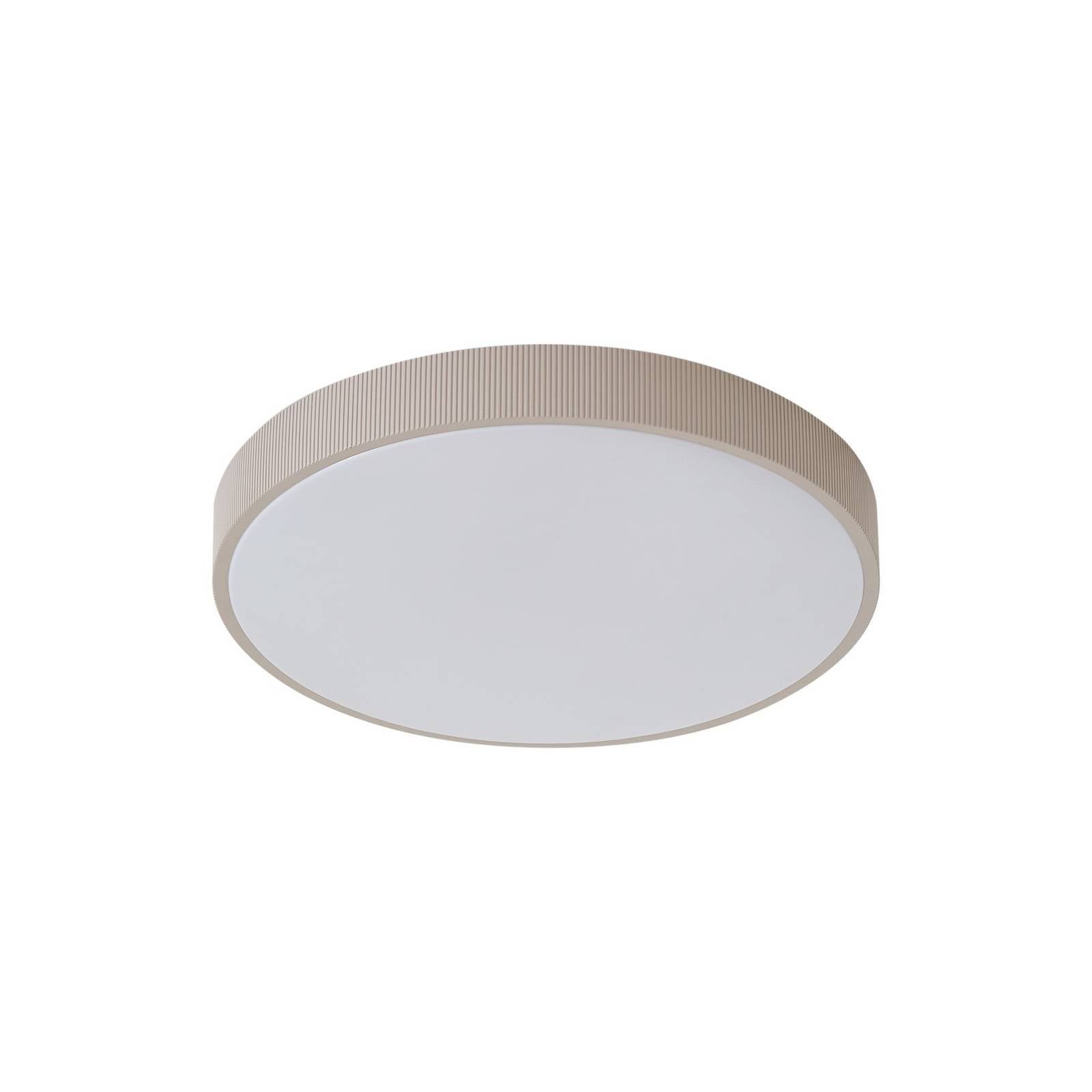 Lindby Deckenleuchten Zylo, LED, Kunststoff Creme Farbwechsel warmweiß / tageslicht IP20, LED 33 W gesamt, Farbwechsel warmweiß / tageslicht