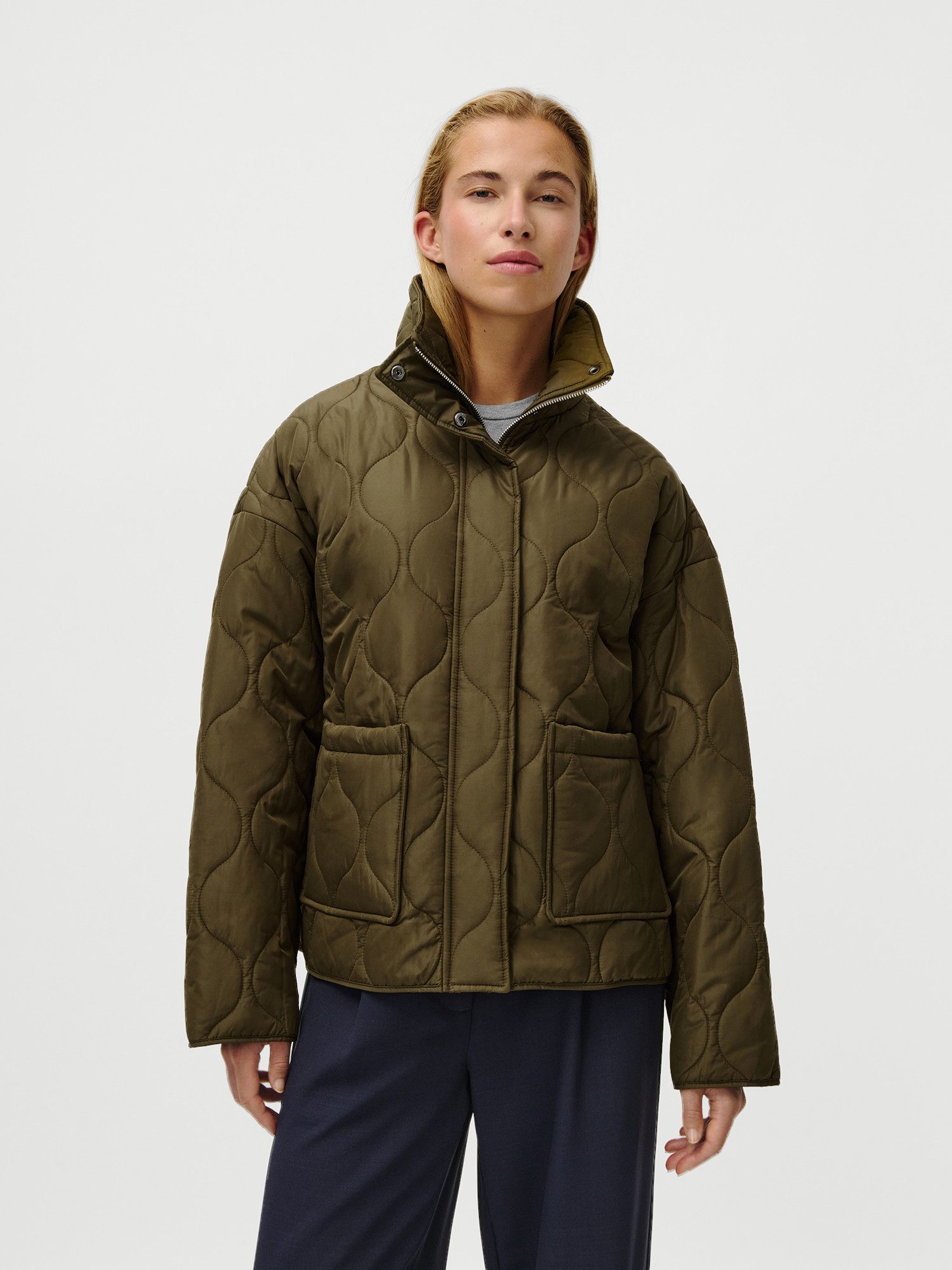 LeGer Steppjacke Beyond, LeGer by Lena Gercke Regular fit mit Rundhalsausschnitt