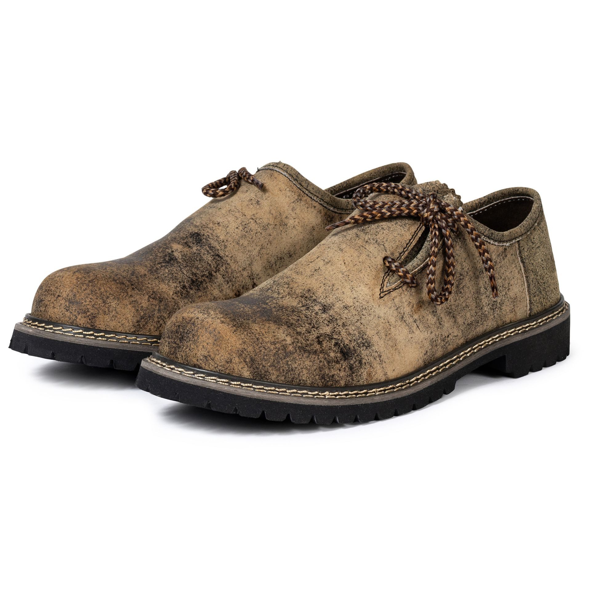 PAULGOS Trachtenschuhe Trachten Schuhe Haferl Schnürschuh günstig online kaufen