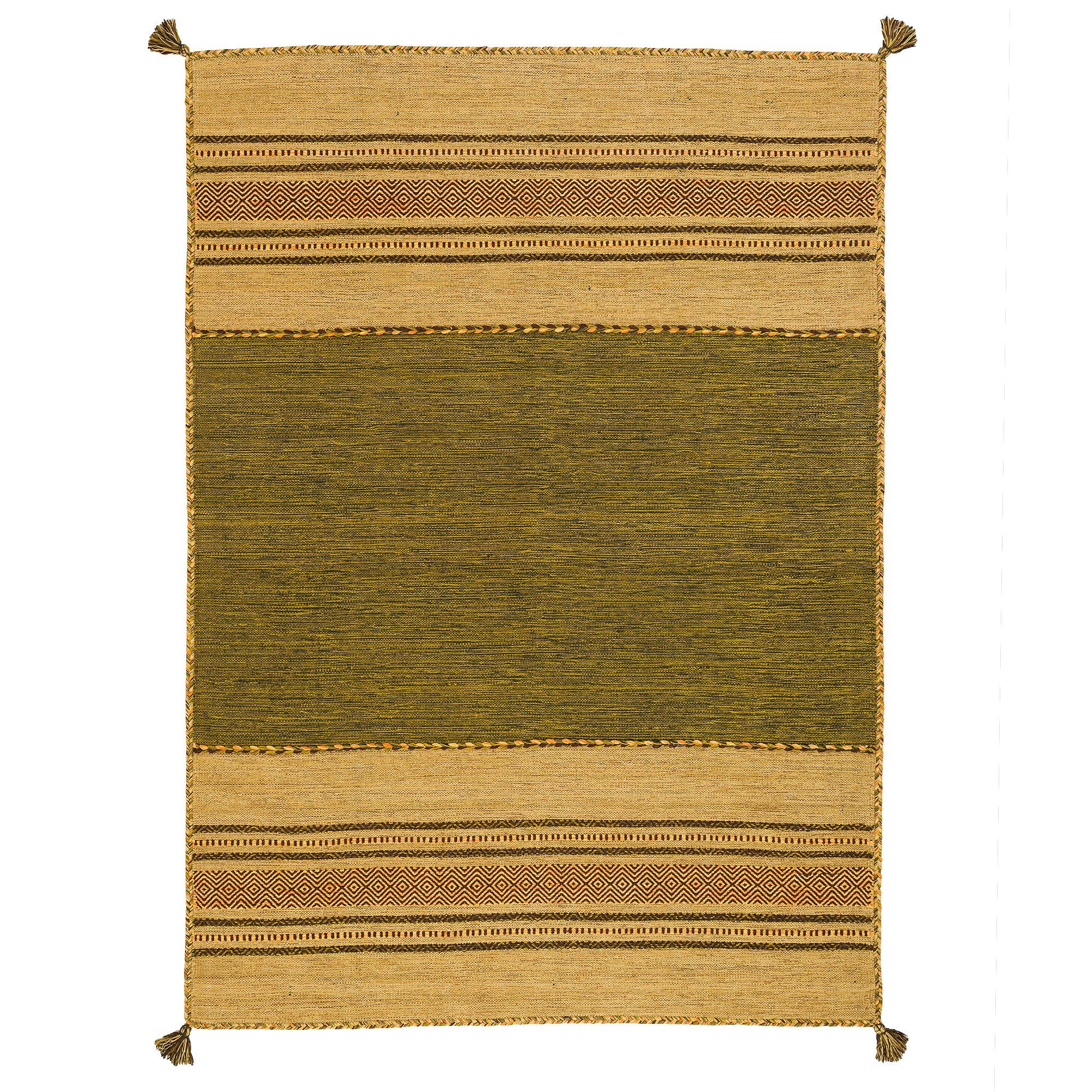 Pergamon Wollteppich Natur Teppich Kelim Navarro, günstig online kaufen