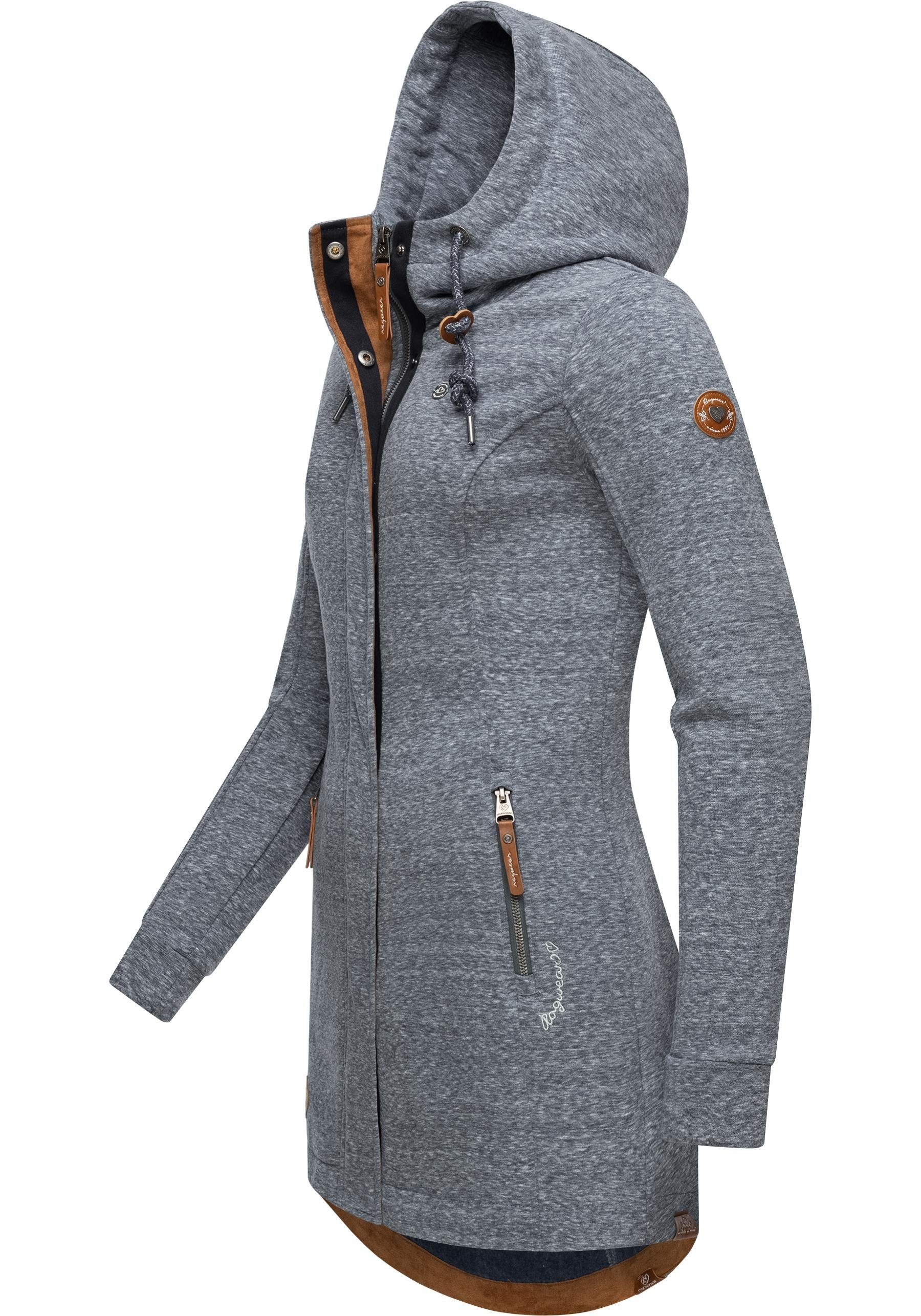 Ragwear Sweatjacke Letty Intl. Sportliche Kapuzenjacke günstig online kaufen