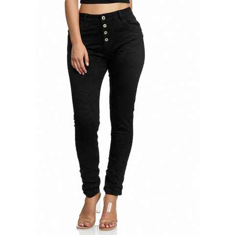 Elara Boyfriend-Jeans Elara Damen Jeans Baggy Chunkyrayan (1-tlg)