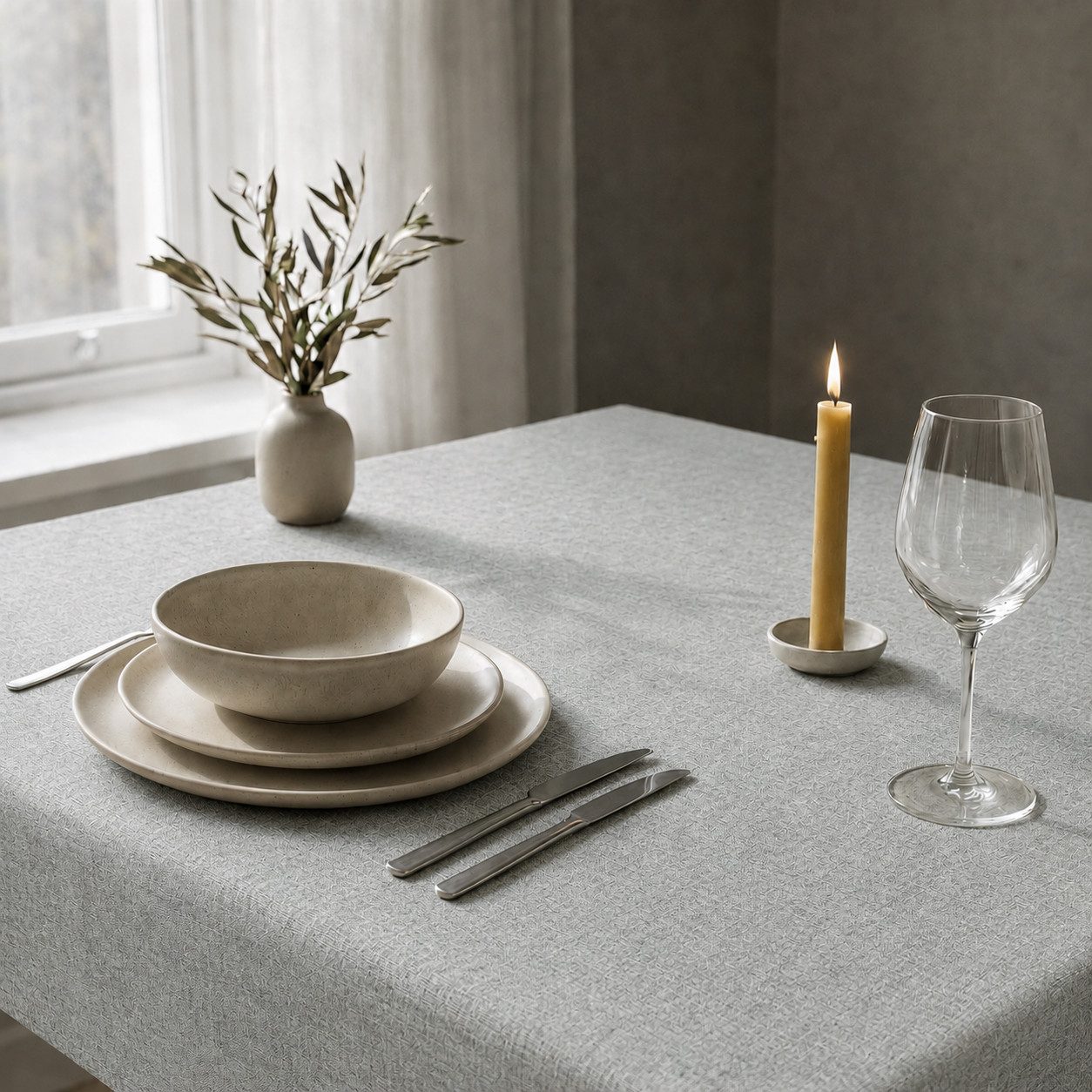 OTTO home Tischdecke Meellon (1-tlg), wasserabweisend, unifarben, verschiedene Größen