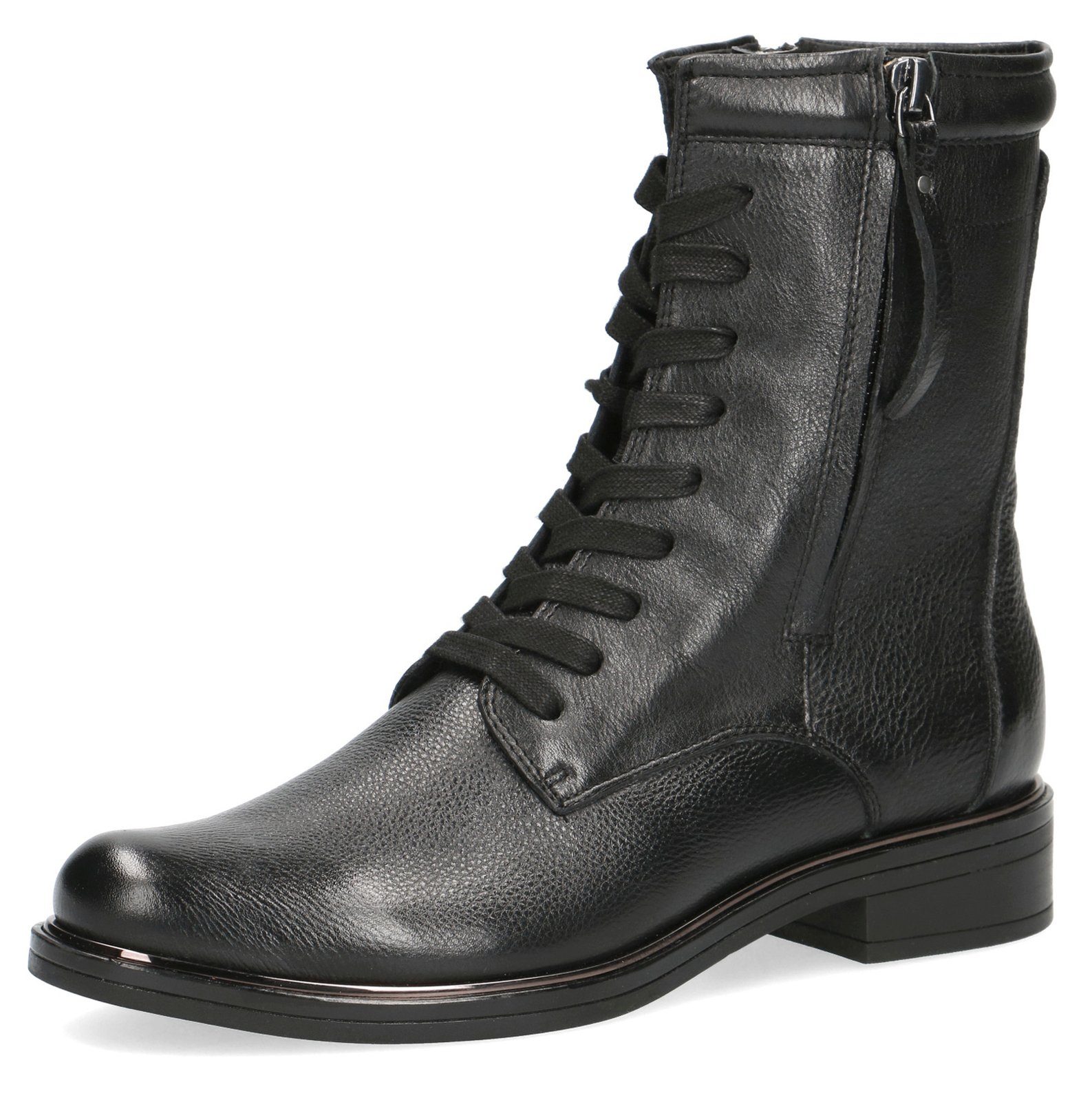 CAPRICE dames Caprice Dames Lace Boot Flat 9-25101-43Enkellaarsje