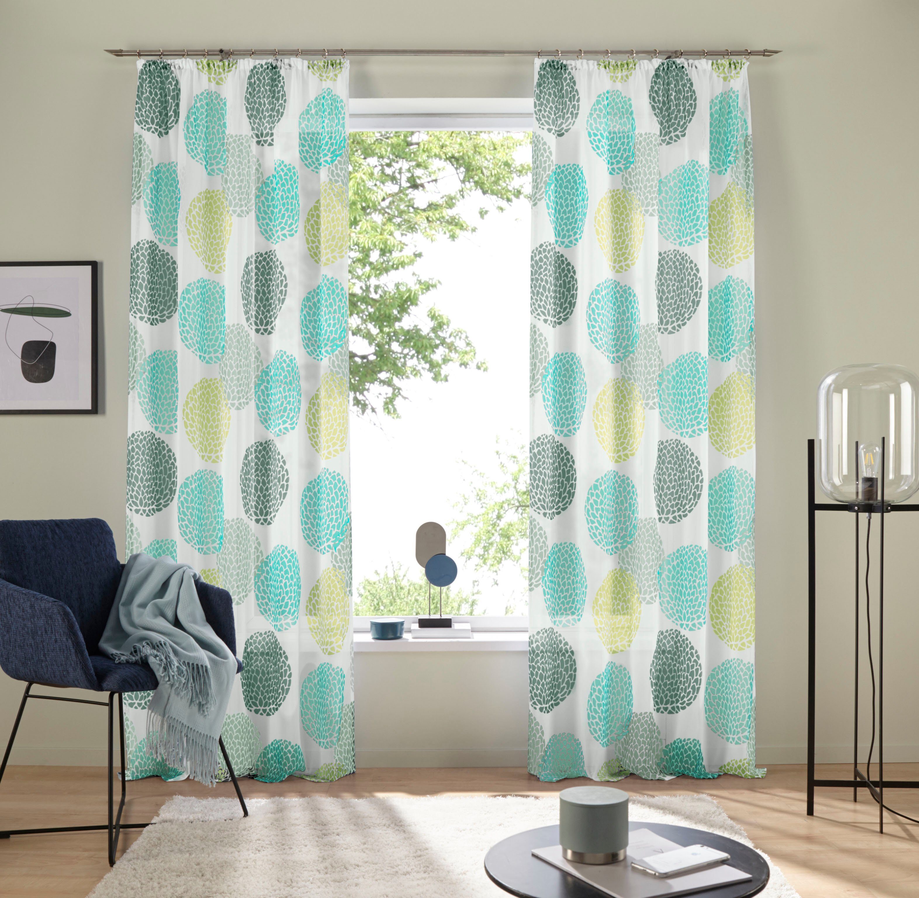 my home Gardine Belem, Kräuselband (1 günstig online kaufen