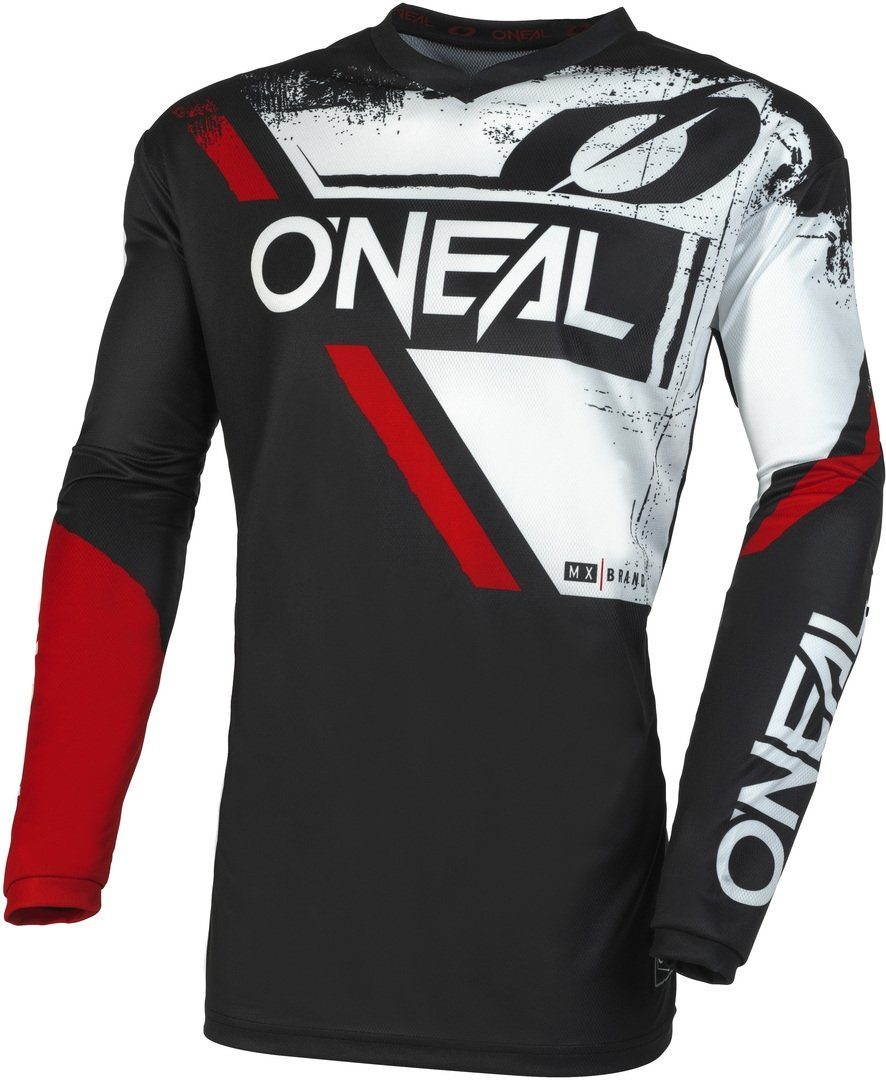 Motorradjacke O’NEAL Motocross Shocker Element Jersey Black/White
