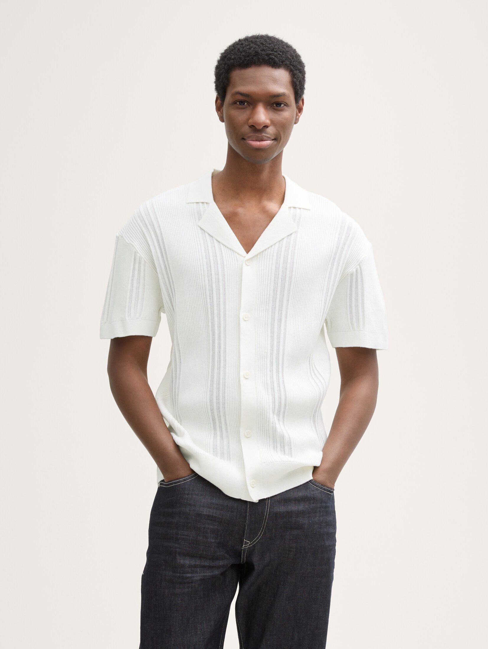 TOM TAILOR Denim Kurzarmhemd Relaxed Fit günstig online kaufen