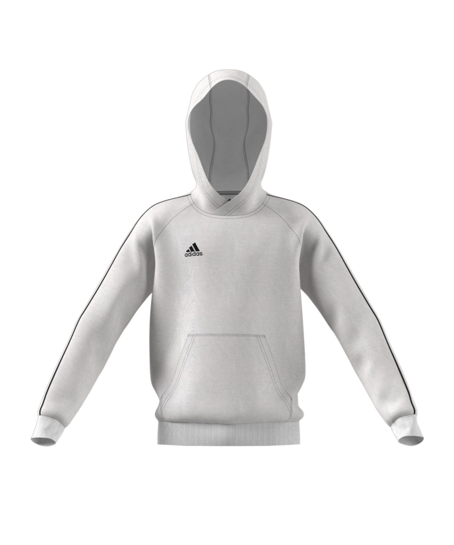 adidas Performance Sweatshirt Core 18 Hoody Kapuzenswearshirt Kids weiss
