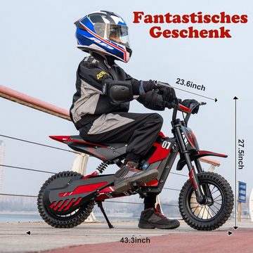 EVERCROSS TECH E-Motorroller für Kinder elektro motorroller, 25 km/h, 300W E-Motorräder für Kinder, 36V 4.0Ah, Max range 15KM