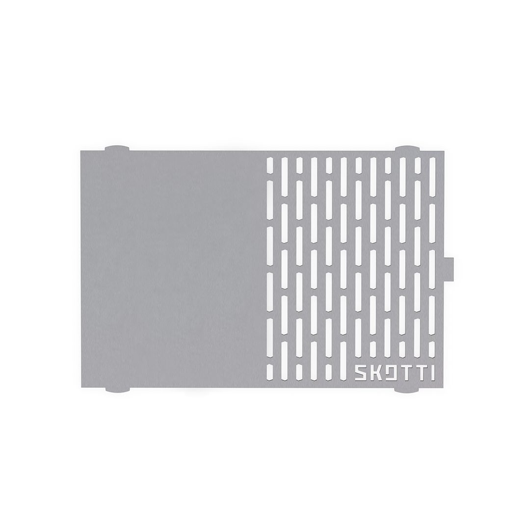 SKOTTI Grillplatte Skotti Plancha Grillplatte Edelstahl