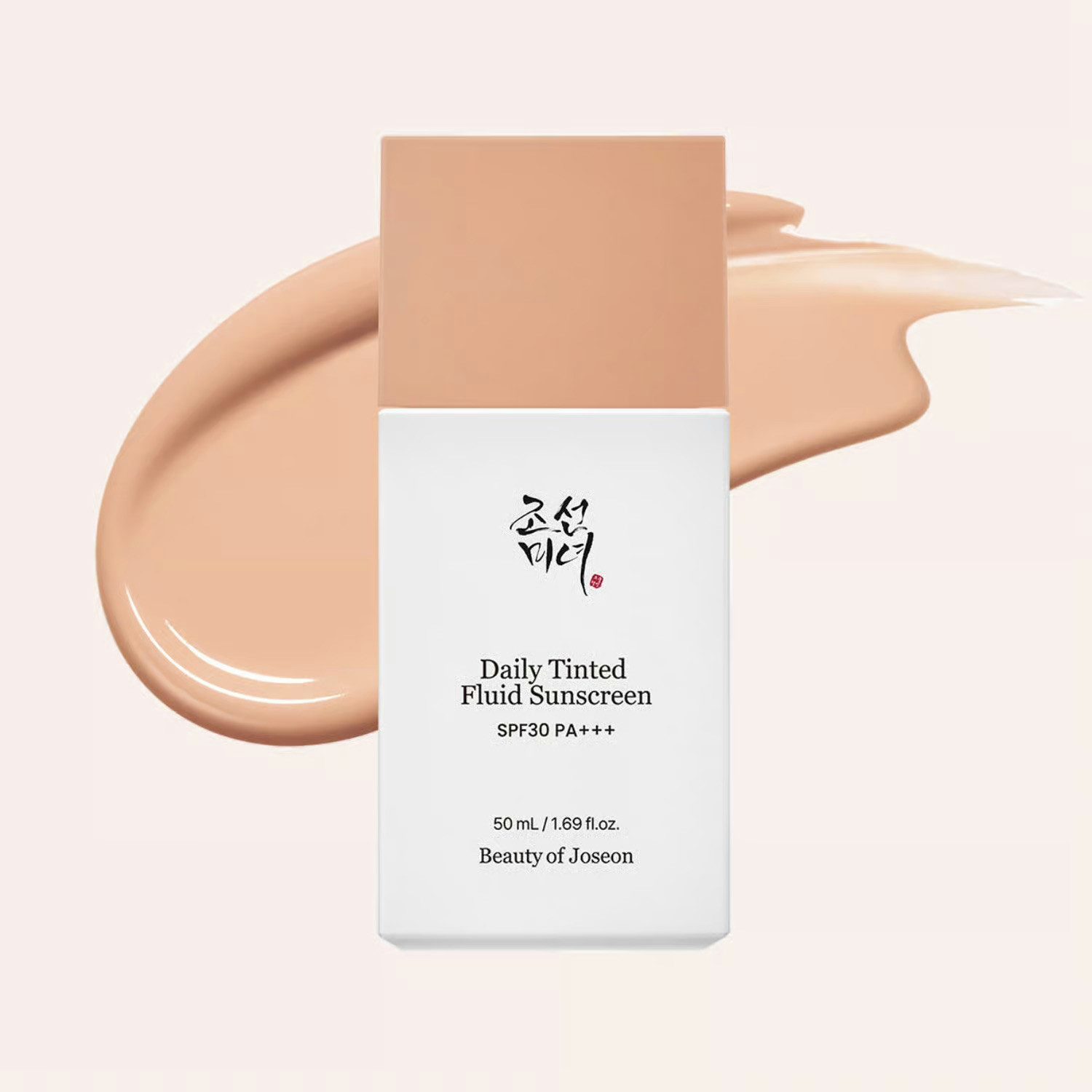 Beauty of Joseon BB-Creme Daily Tinted Fluid Sunscreen SPF 30 PA+++ 50 ml – getönter mineralischer Sonnenschutz mit Zinkoxid, Olivenlipiden & Artemisia, für alle Hauttypen, natürlich ebenmäßiger Teint ohne Weißeleffekt