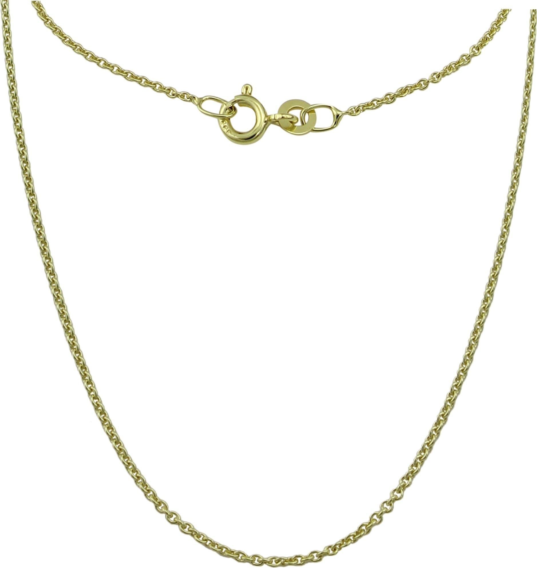 GoldDream Goldkette GoldDream Damen Colliers Halskette 34cm (Colliers, Collier), Damen Colliers Halskette 34cm, 333 Gelbgold - 8 Karat, Farbe: goldfarb