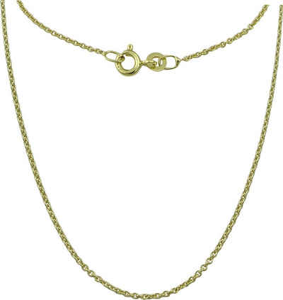 GoldDream Goldkette GoldDream Damen Colliers Halskette 34cm (Collier), Damen Colliers Halskette 34cm, 333 Gelbgold - 8 Karat, Farbe: goldfarb