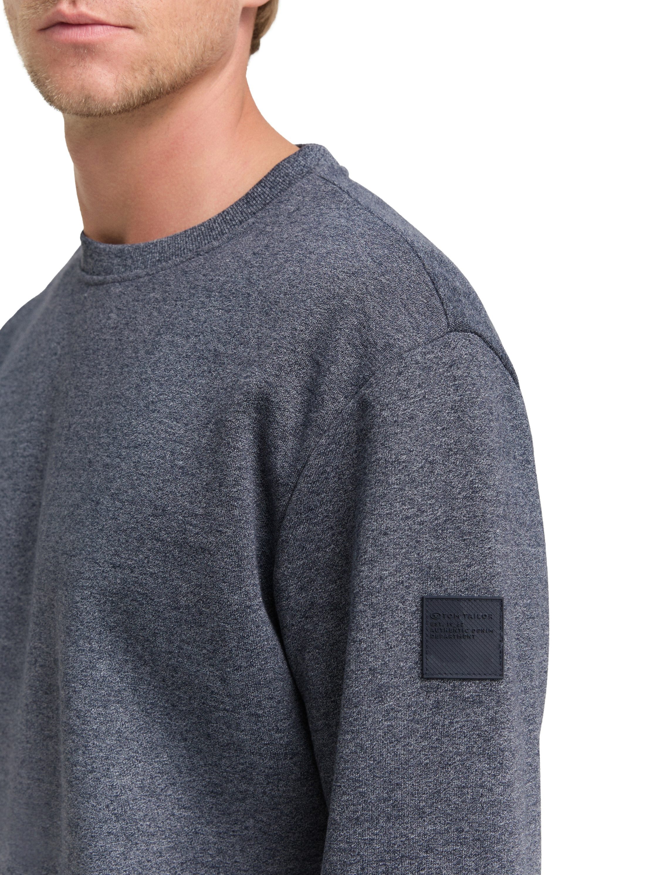 TOM TAILOR Sweatshirt mit Logo Stickerei am Arm