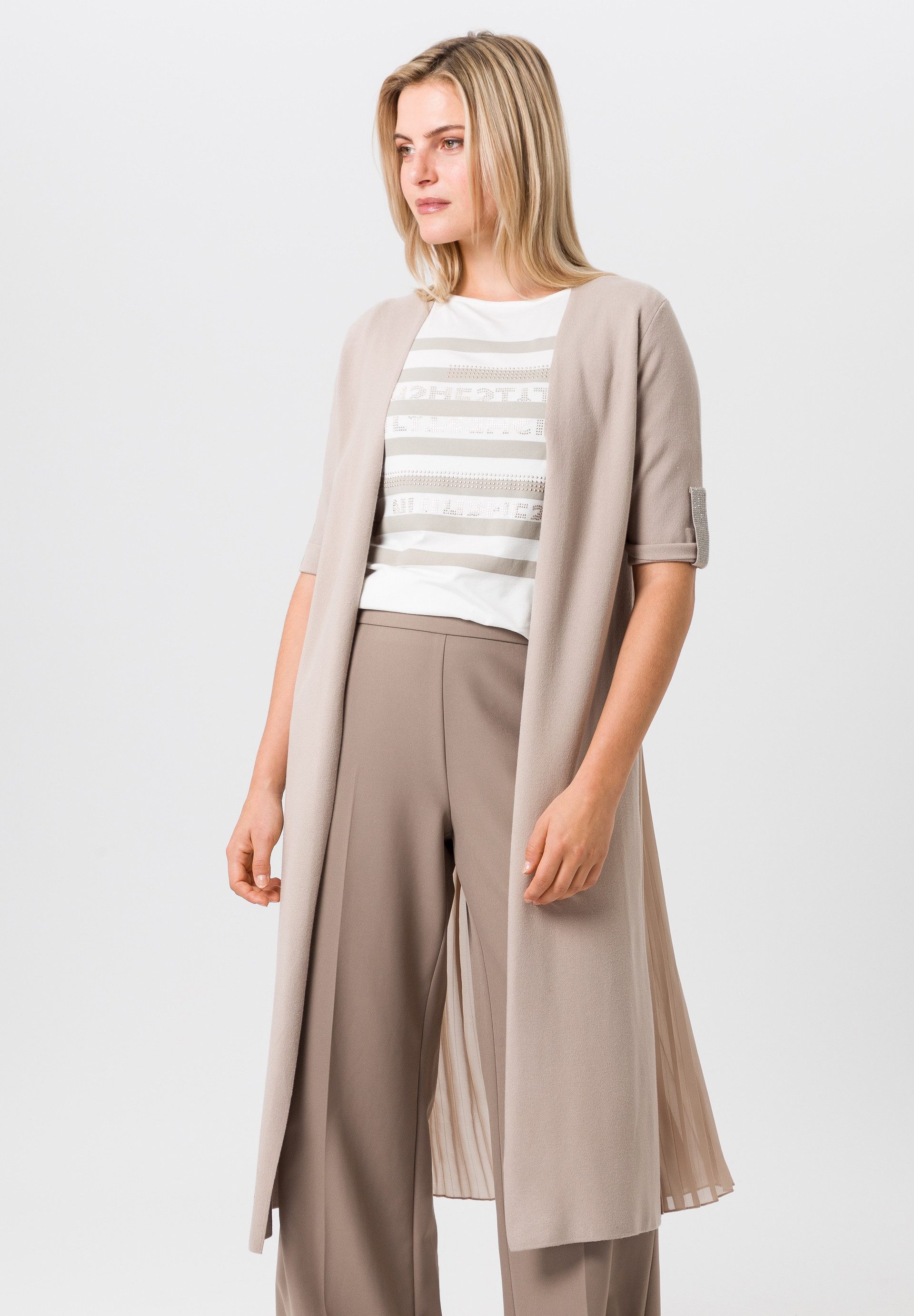 TUZZI Longstrickjacke mit offenem Schnitt