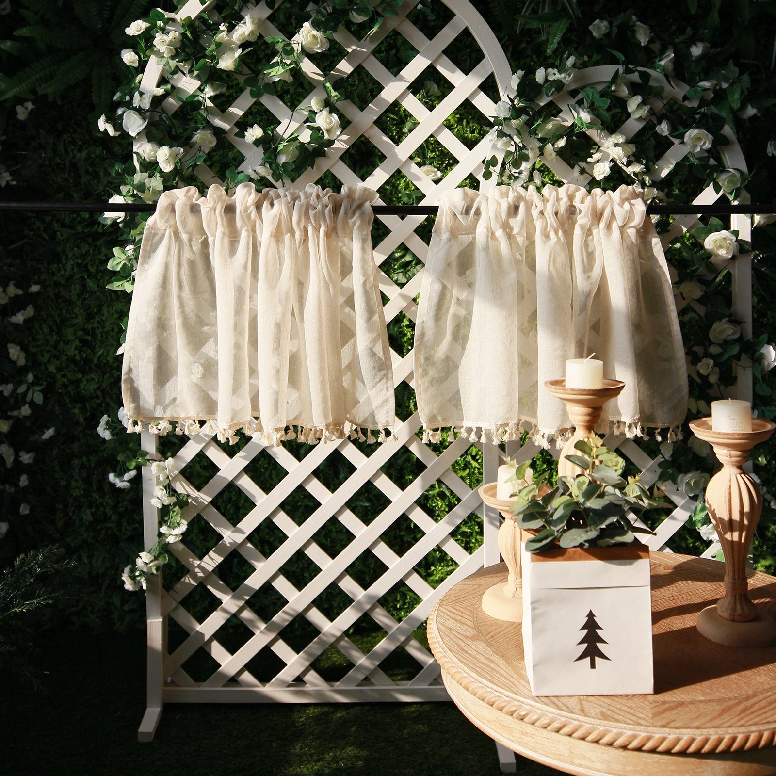 BTTO V&G Gardine Voile Gardinen Boho günstig online kaufen