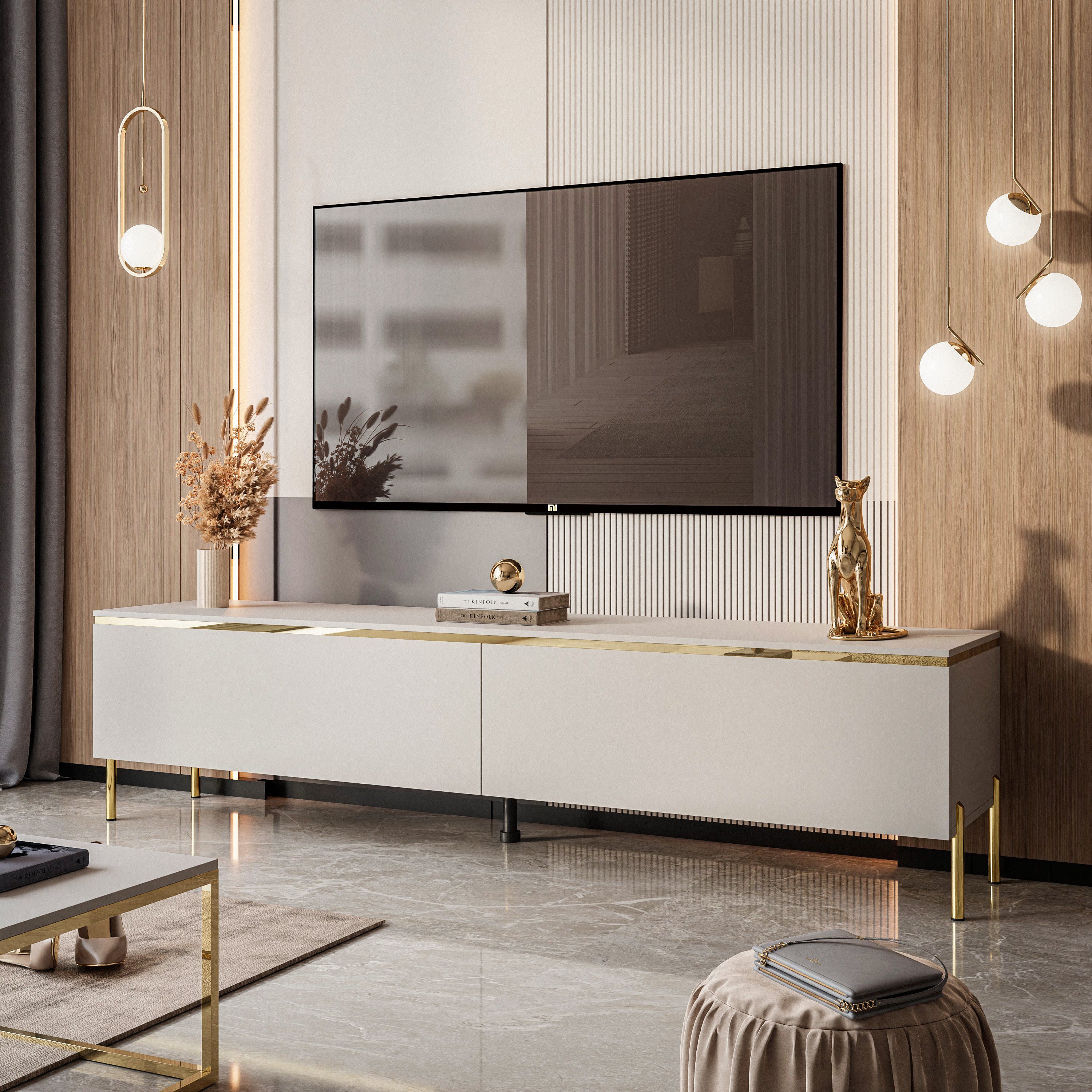 Lookway Lowboard AURORA Kaschmir Hängende TV-Schrank günstig online kaufen