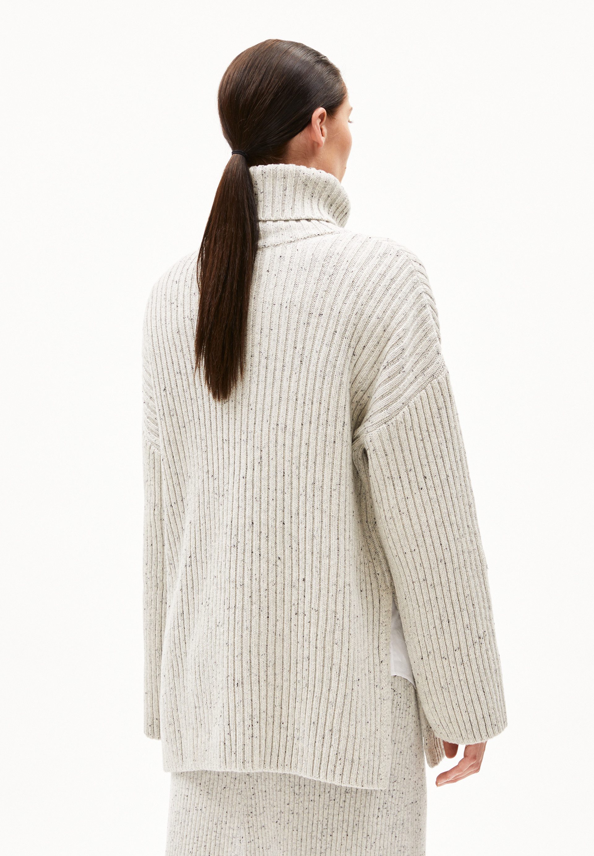 Armedangels Strickpullover Pullover aus recyclem Bio-Woll Mix Loose Fit