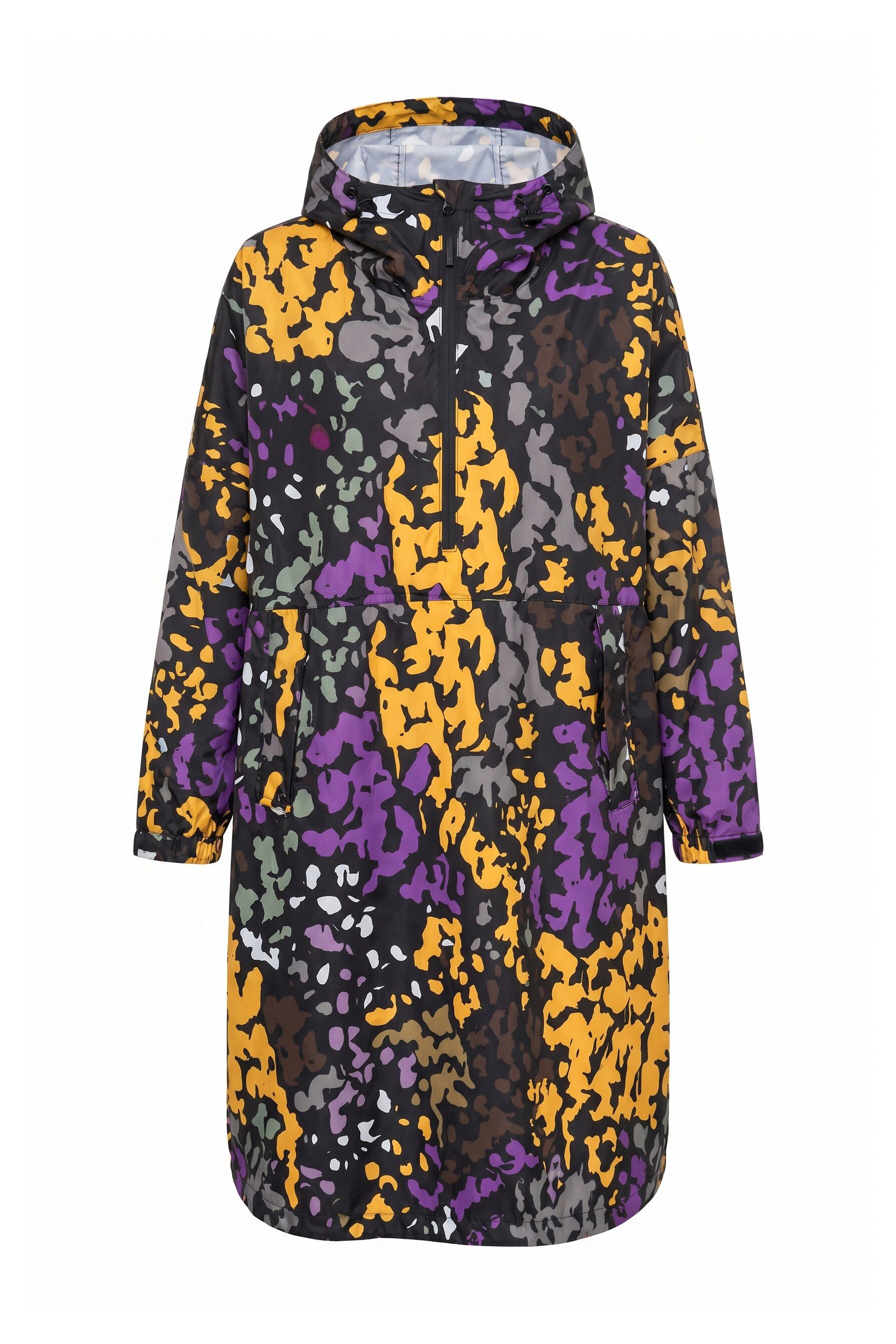 Laurasøn Funktionsjacke Funktions-Regencape Unisex Print Kapuze