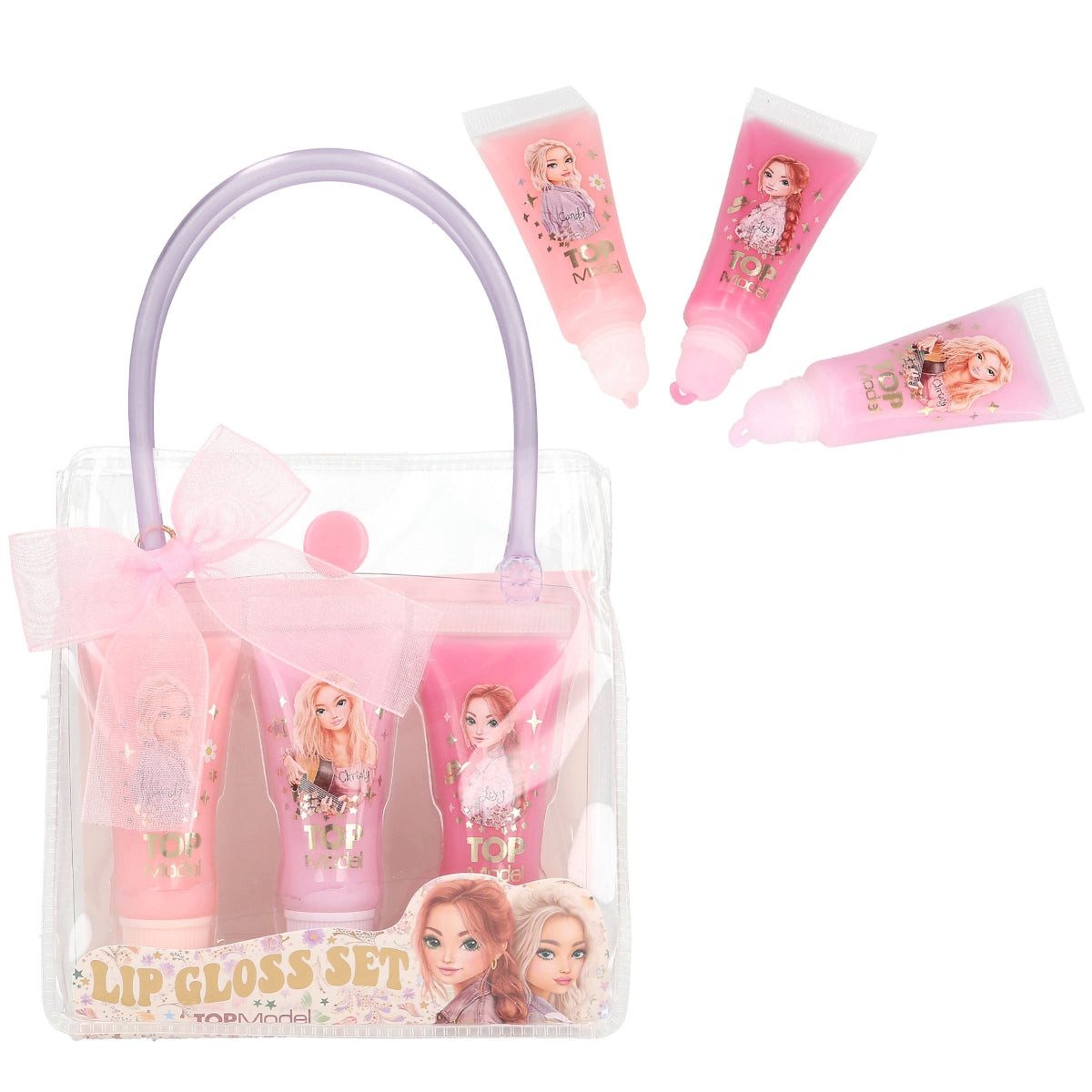 Depesche Spiel TOPModel Lipgloss Set Cowgirl - 3 Farben mit Duft