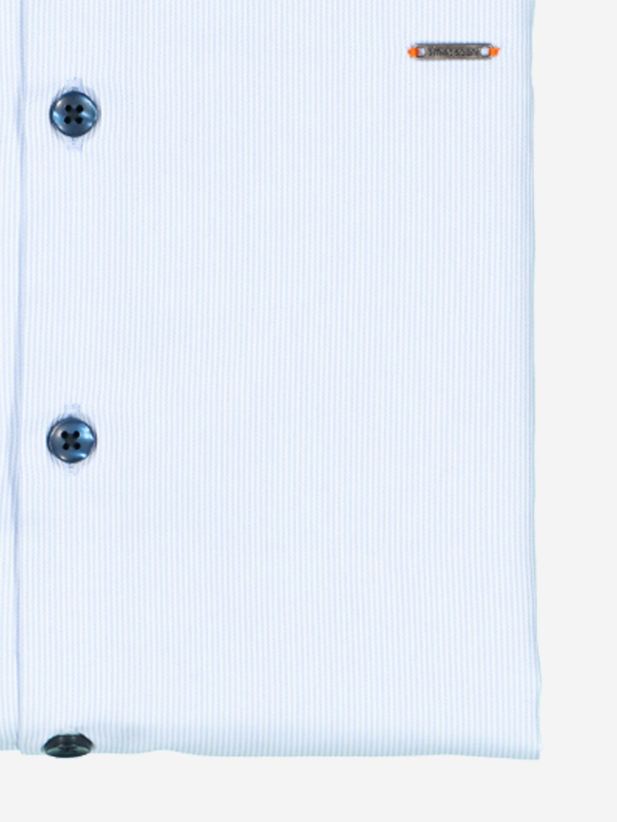 emilio adani Langarmhemd emilio adani Herren Langarm-Hemd uni, Hellblau