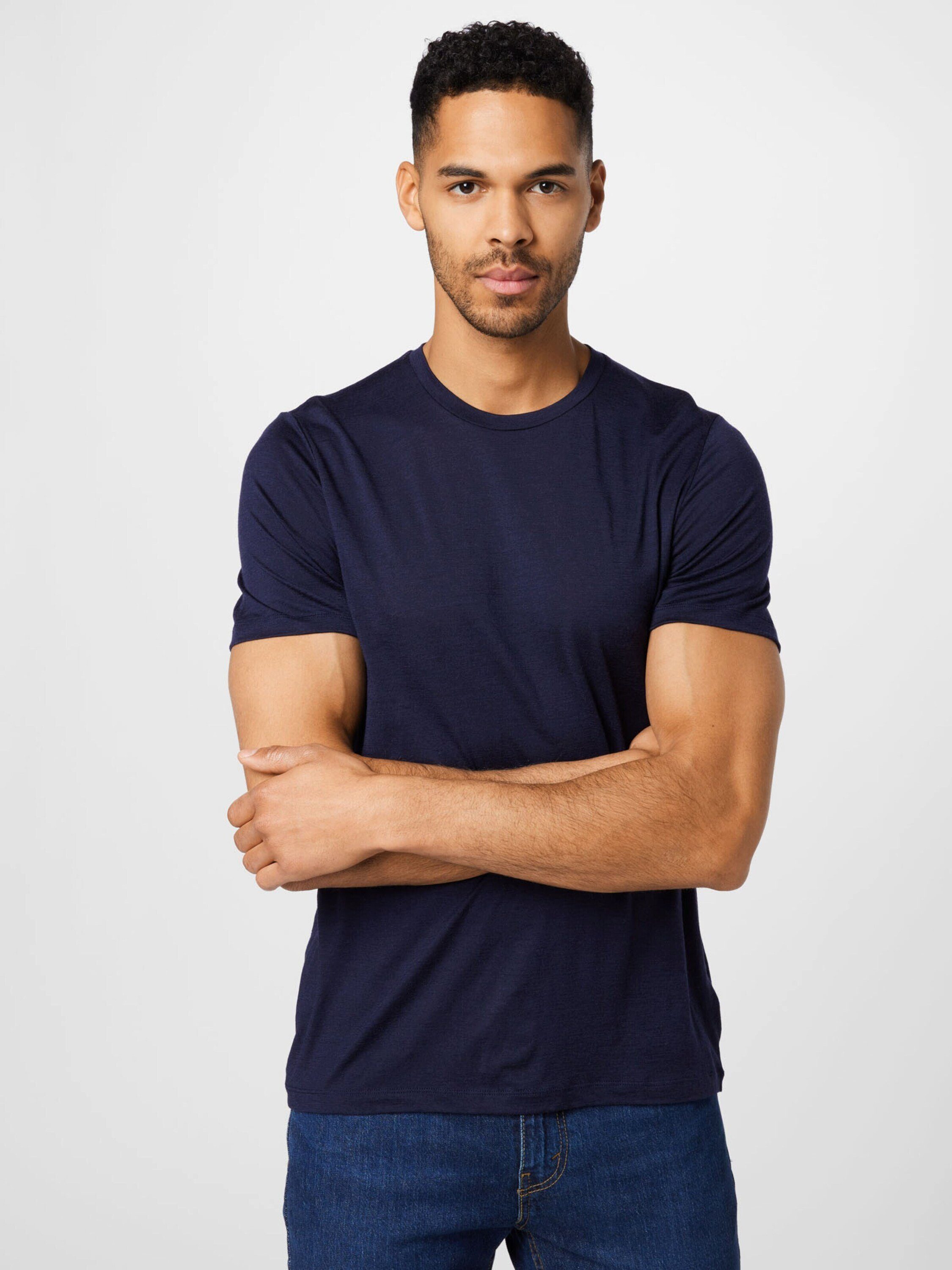 Icebreaker Midnight (1-tlg) Tech Funktionsshirt Navy II Lite