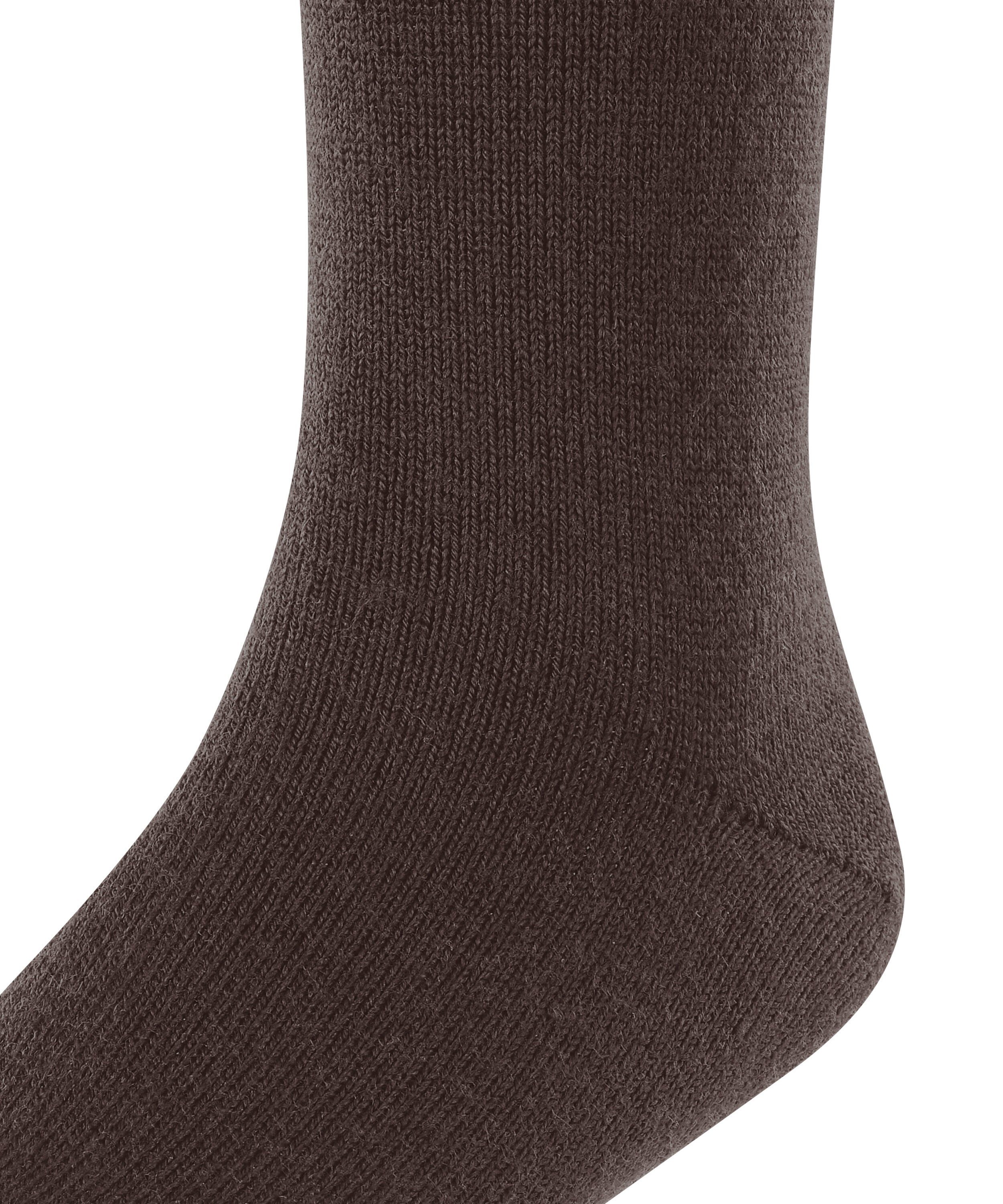 FALKE dark (1-Paar) Comfort (5230) Kniestrümpfe brown Wool Baumwolle/Merinowolle-Mix