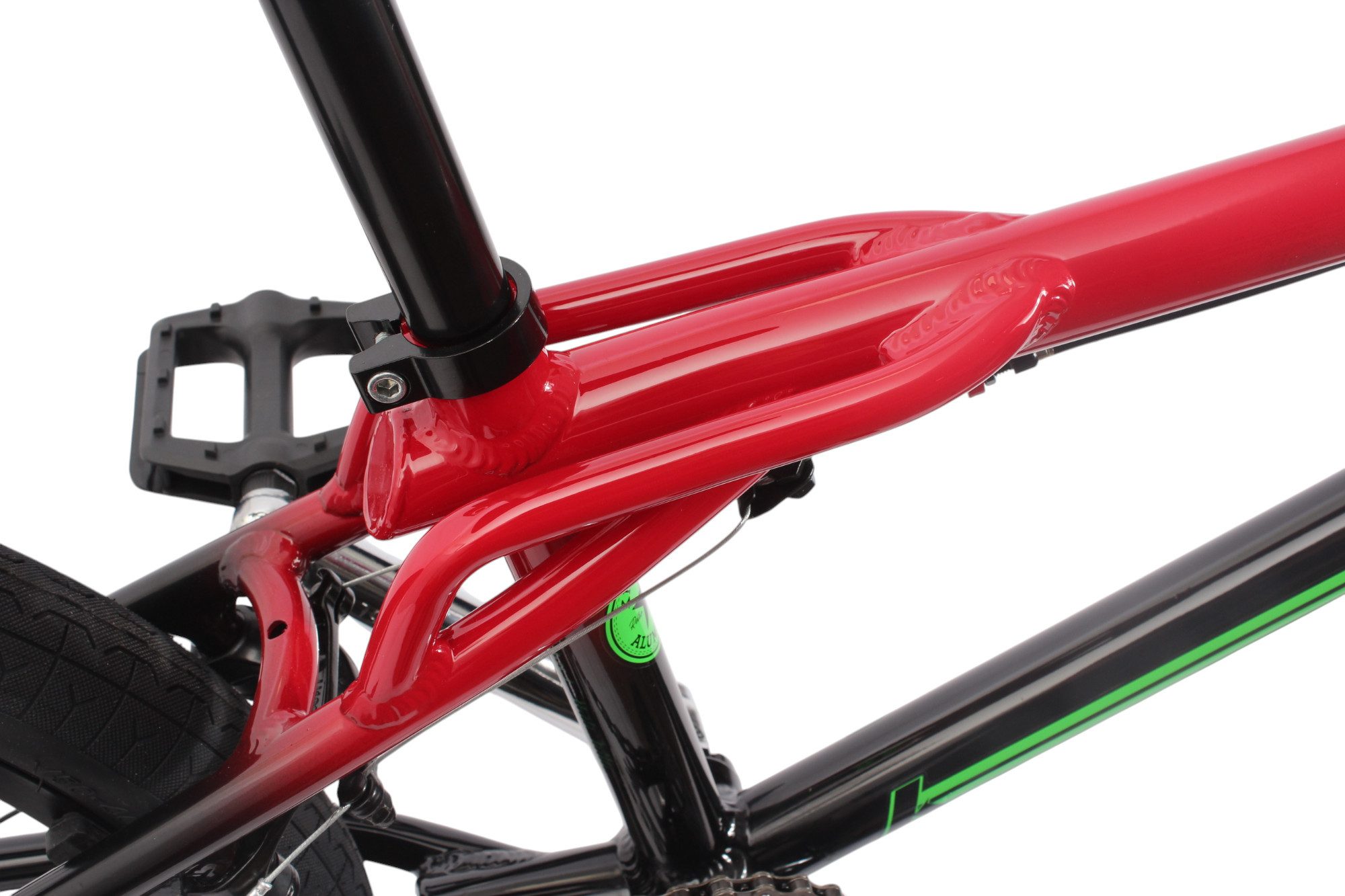 KHEbikes BMX bike KHE TRICKY AL 20", 10.9 kg, aluminum frame, 360° rotor, U-brakes, 1 gear