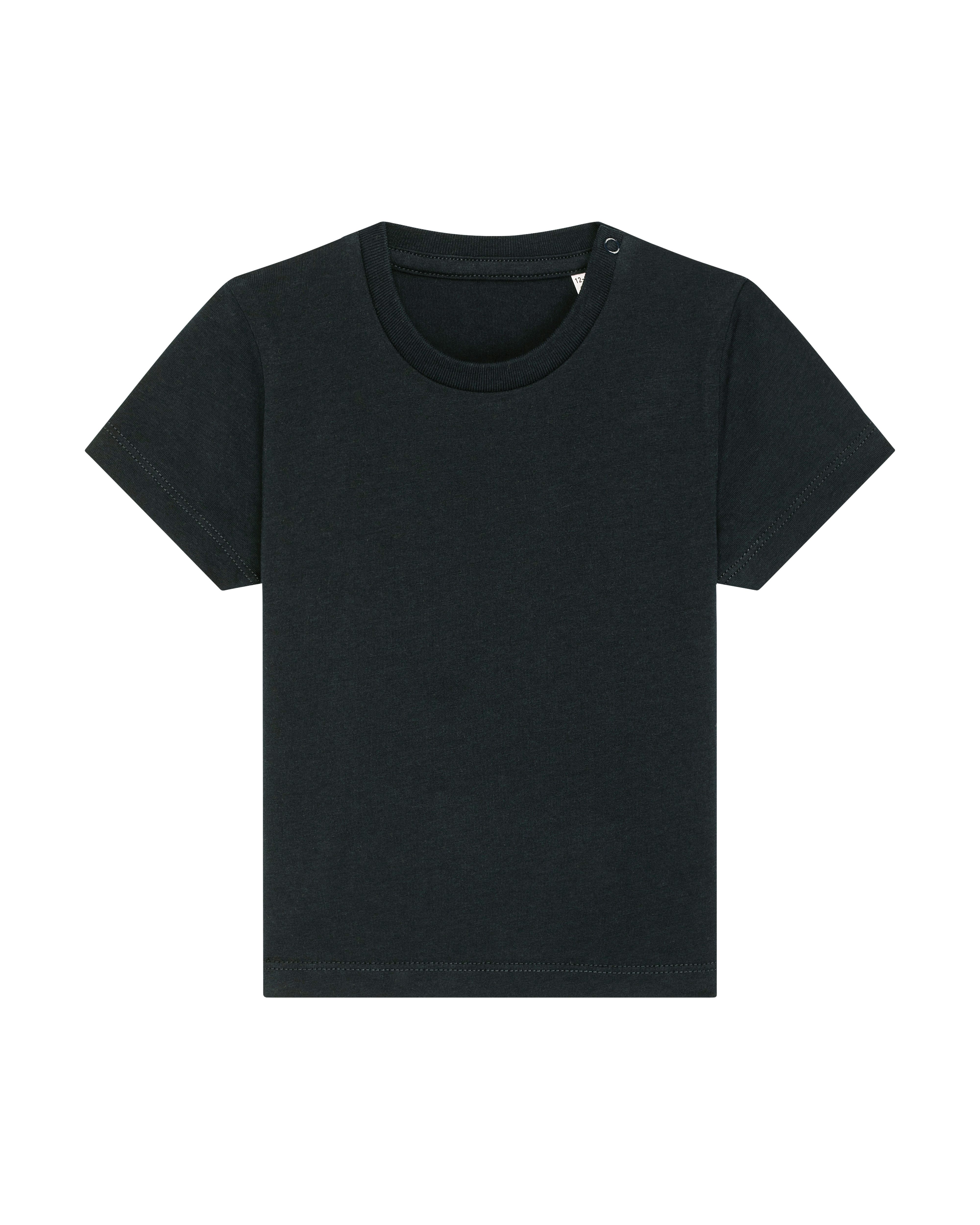Sitztgut T-Shirt Baby T-Shirt aus Bio-Baumwolle (1-tlg) Schulterknopfleiste mit Druckknöpfen