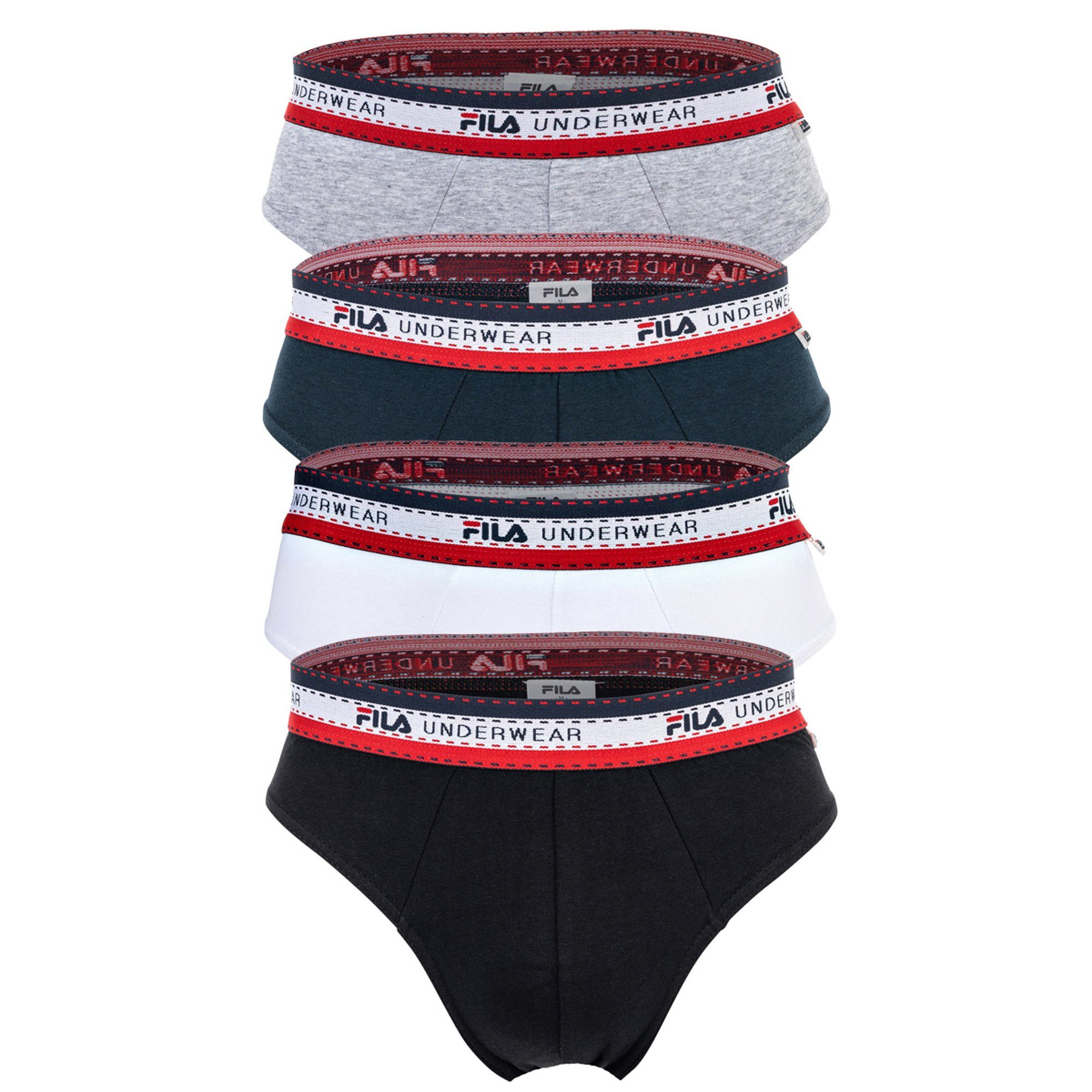 Slip Herren Slip 4er Pack Baumwollmischung