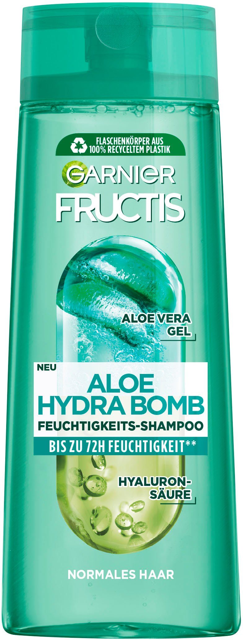 GARNIER Haarshampoo Garnier Fructis Aloe Hydra Bomb Shampoo, Packung, 6-tlg., Für normales Haar
