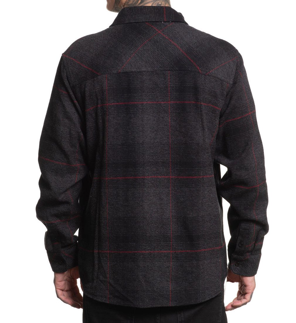 Sullen Clothing Langarmhemd Bombtrack Flannel Shirt Holzfällerhemd Kariert