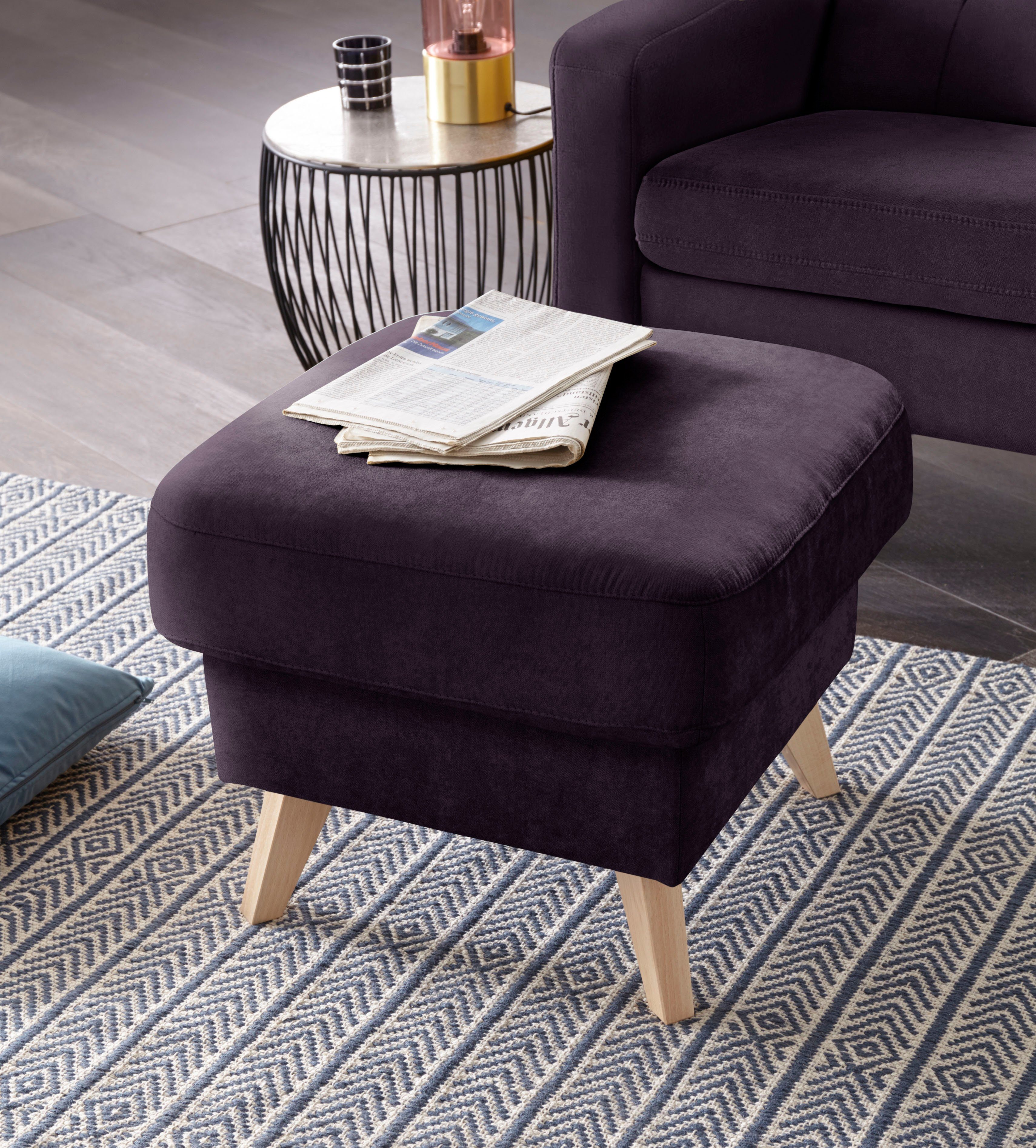 exxpo - sofa fashion Hocker Nappa günstig online kaufen