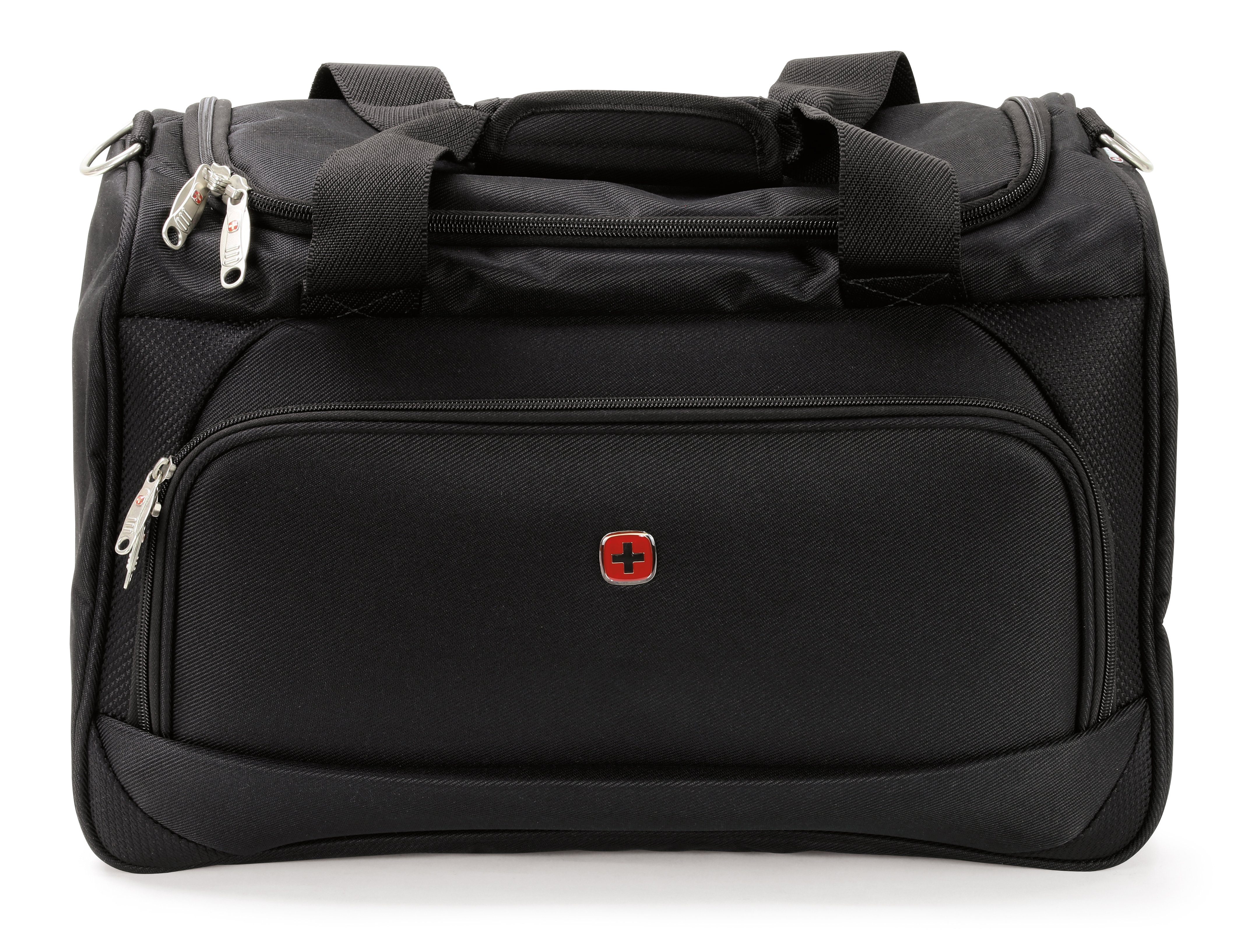 Wenger Reisetasche Luggage Duffle, 46cm x 26cm x 32cm, 40l Volumen, für Damen und Herren, schwarz