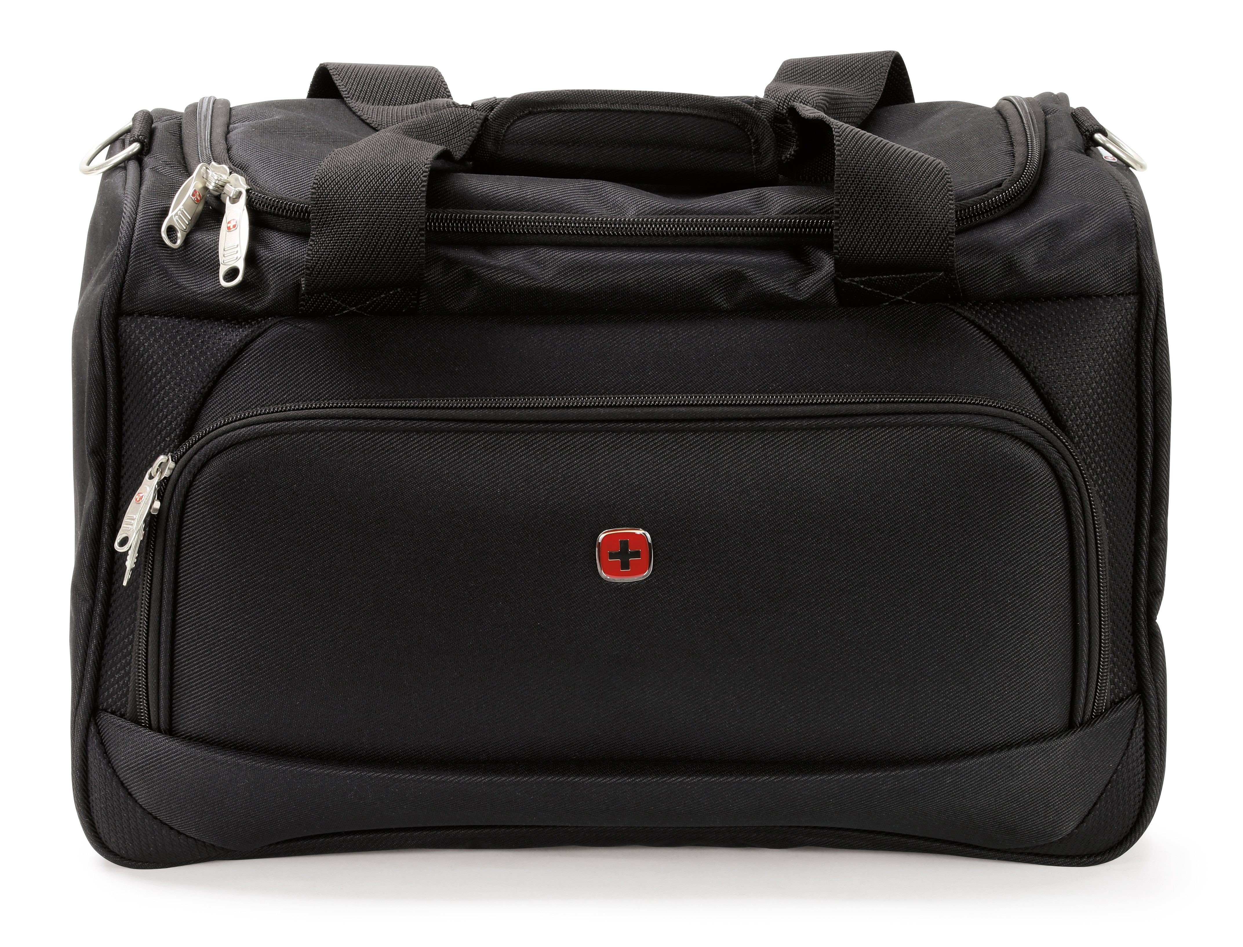 Wenger Reisetasche Luggage Duffle, 46cm x 26cm x 32cm, 40l Volumen, für  Damen und Herren, schwarz