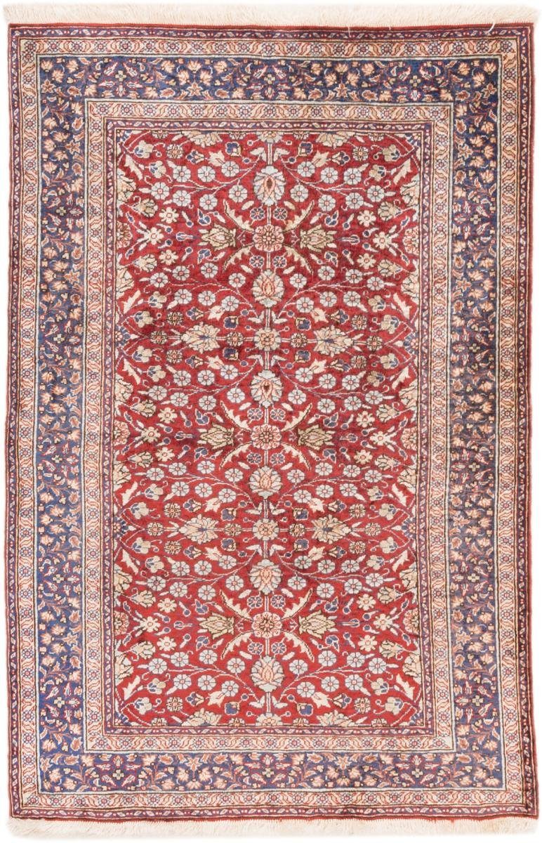 Orientteppich Isfahan 70x106 Handgeknüpfter Orientteppich, Nain Trading, rechteckig, Höhe: 15 mm