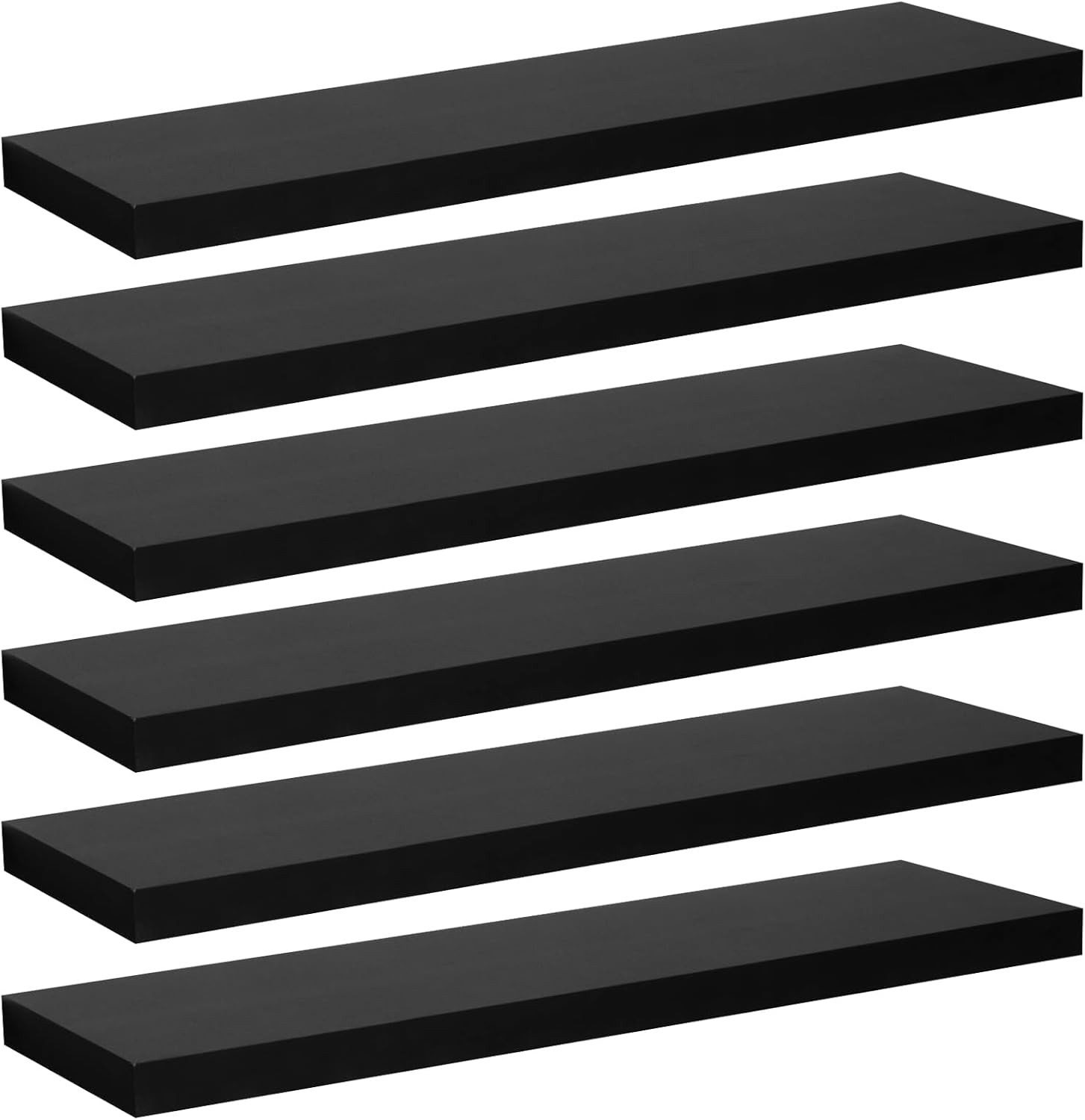 Woltu Wandregal, 6-tlg., Schweberegal Regal Wanddeko aus MDF günstig online kaufen