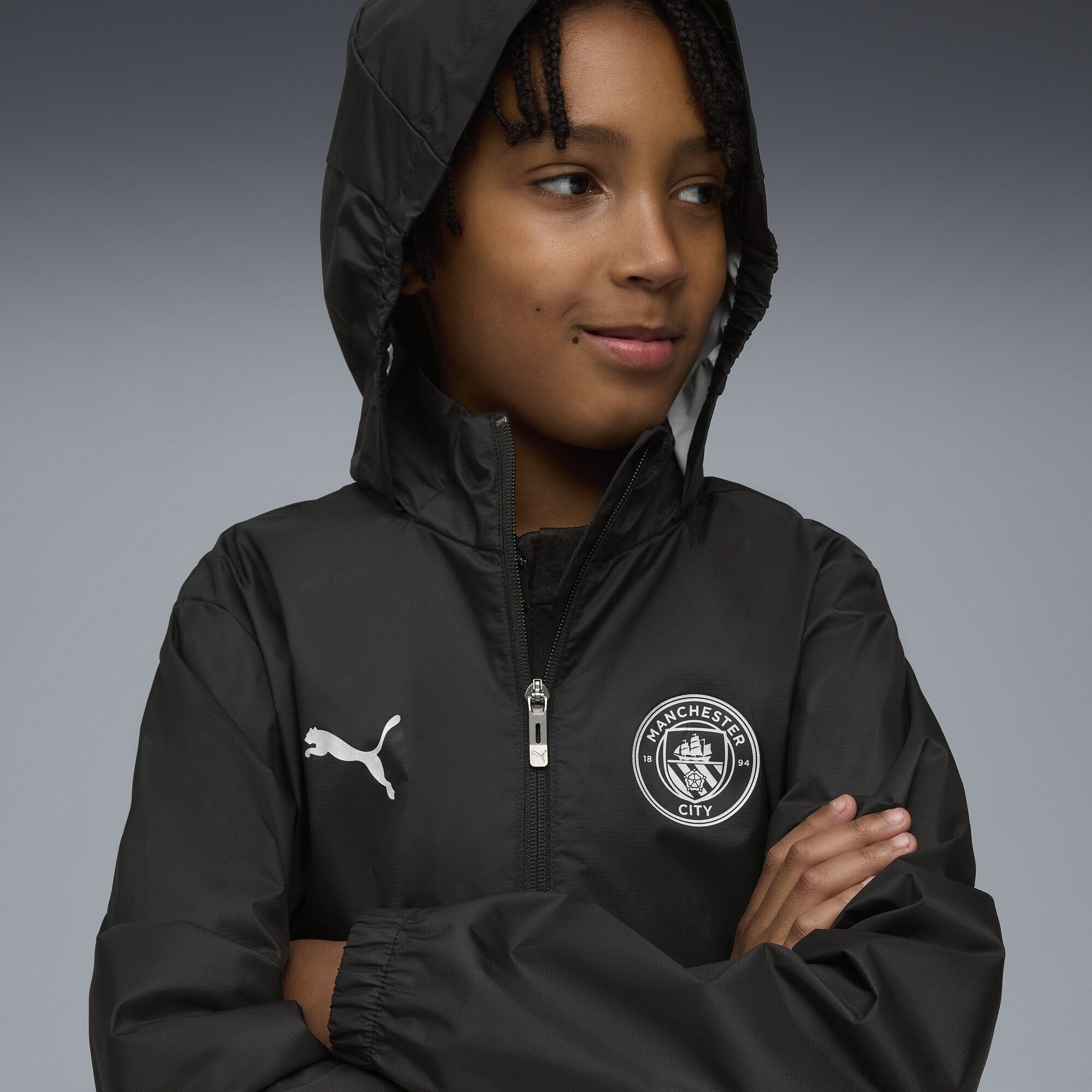PUMA Trainingsjacke Manchester City Allwetter-Trainingsjacke Jugendliche