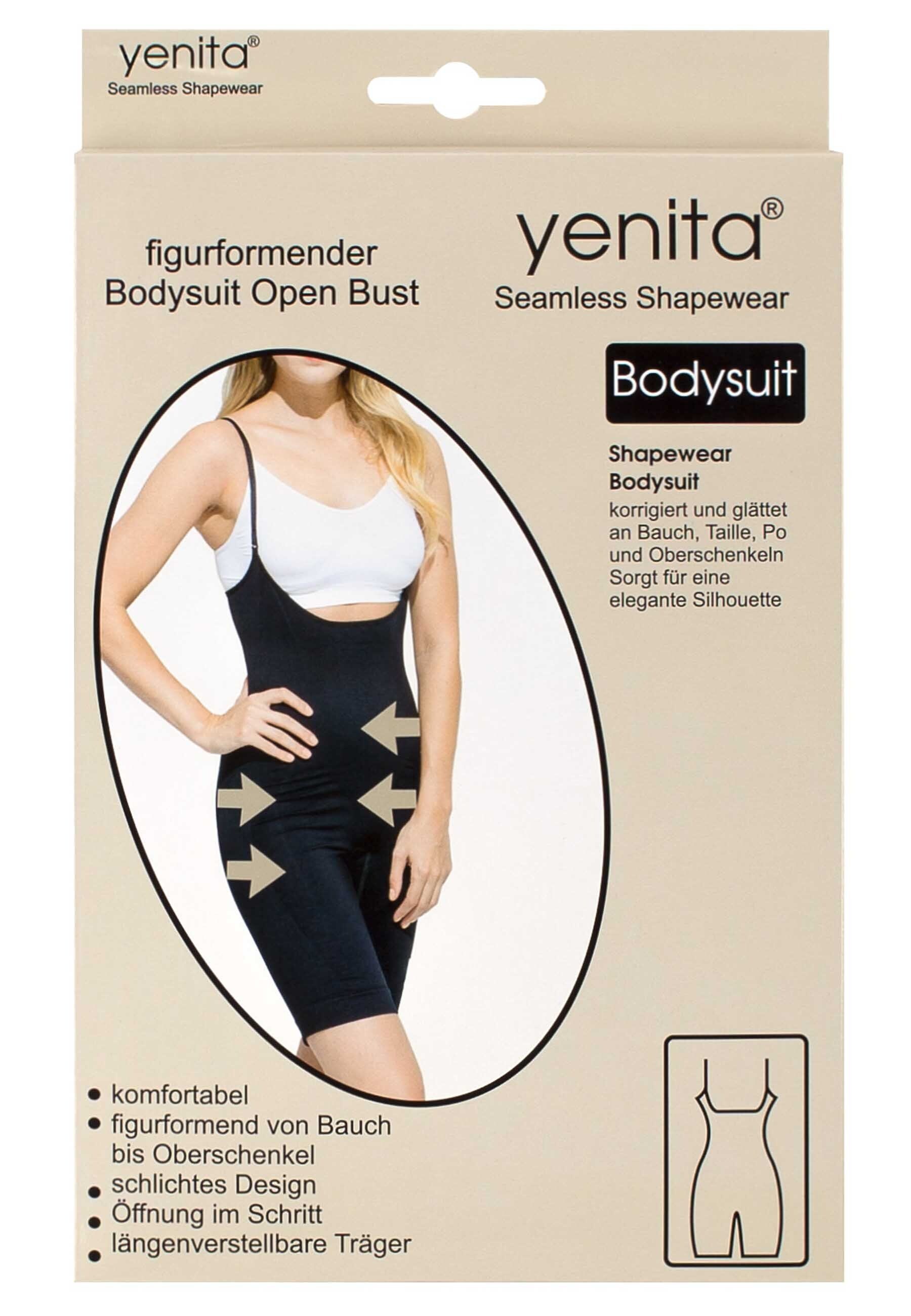 Yenita® Shaping-Body mit Shapingeffekt für Bauch, Beine, Po