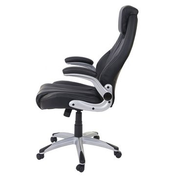 MCW Schreibtischstuhl MCW-A65, Dick gepolsterte und verstellbare Armlehnen, Breite Sitzfläche