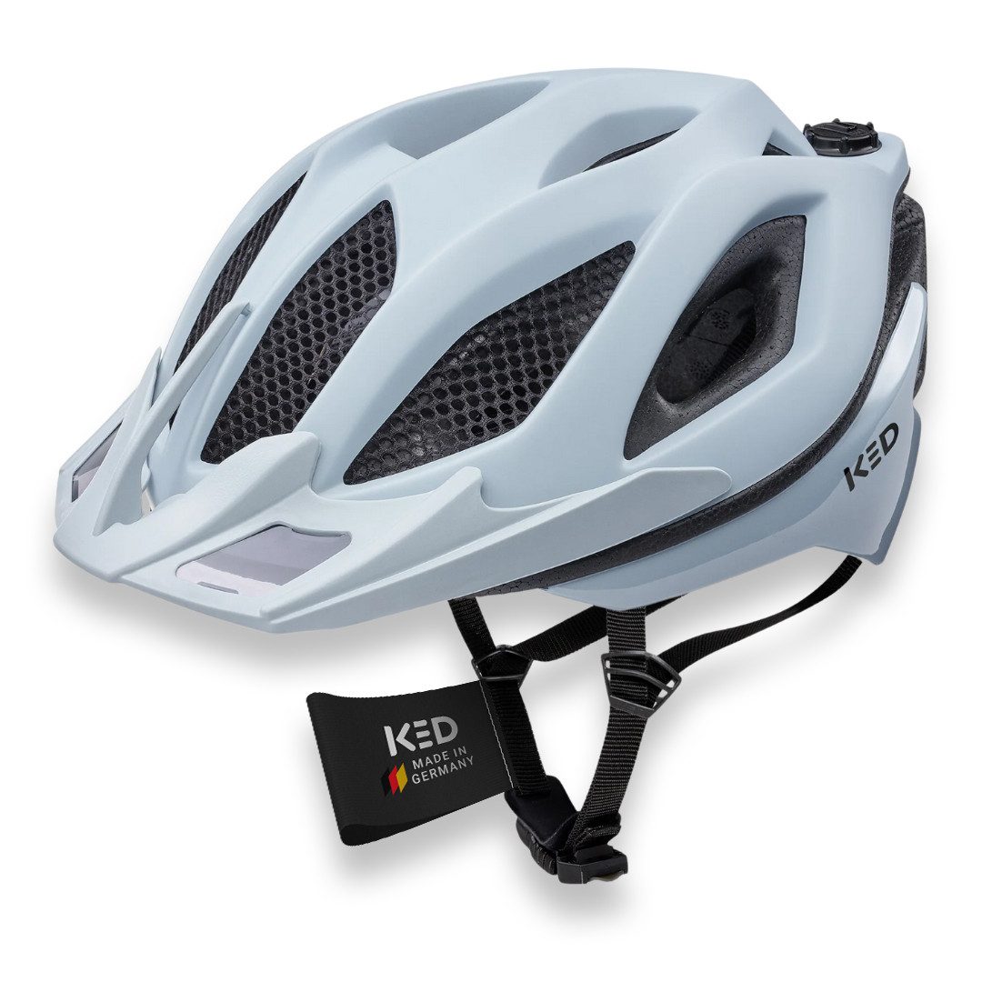 KED Fahrradhelm Spiri II Trend Allround Helm, LED Licht Und Reflektor, Optimierte Belüftung