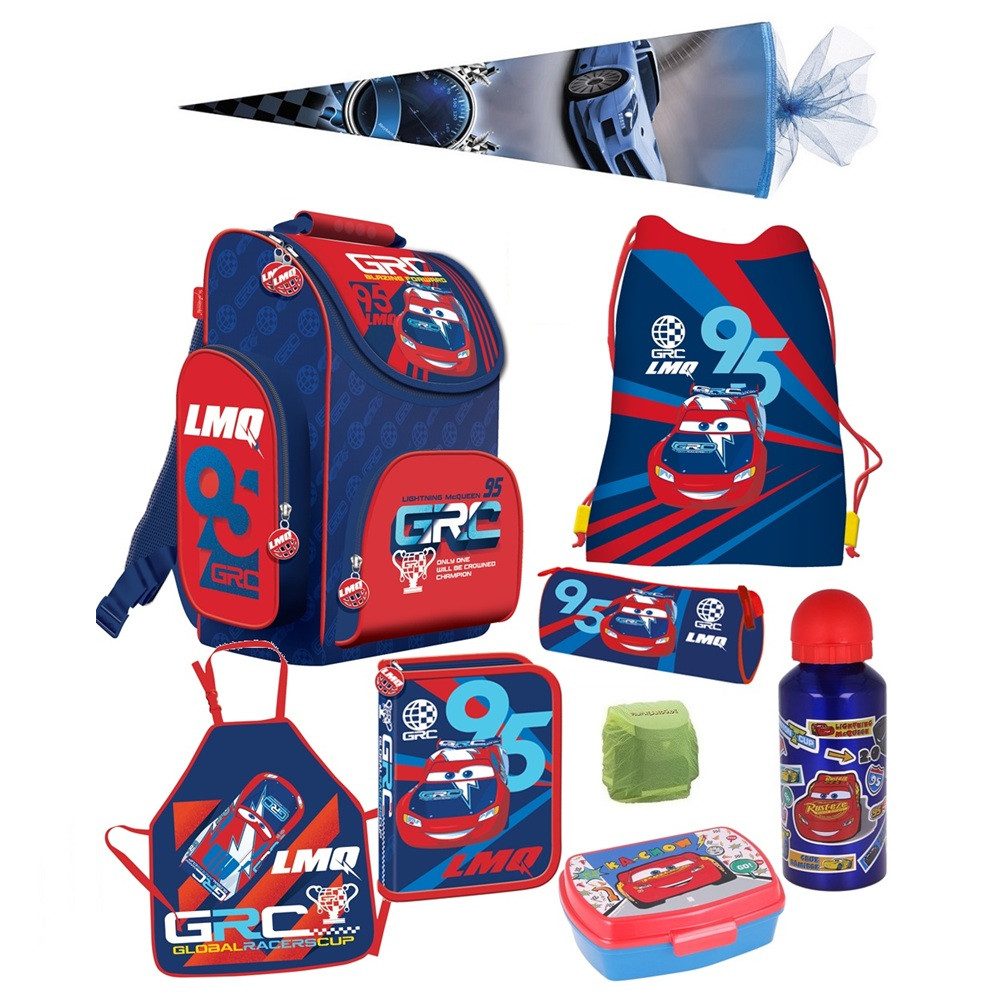Schulranzen Cars Auto Schulranzen für die 1. Klasse - 1,1 kG - 15 L Volumen
