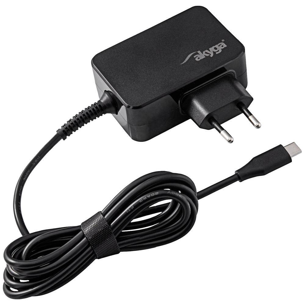 Akyga Netzteil 5 - 20V / 3 - 3.25A 65W USB-C® Power Delivery 3 GaN AK-ND-81 Notebook-Netzteil