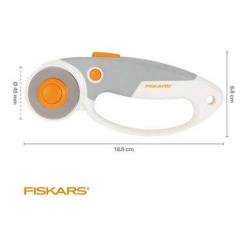 Fiskars Cuttermesser Fiskars Titan-Rollschneider Rollmesser mit Schlaufengriff, Rechts- und