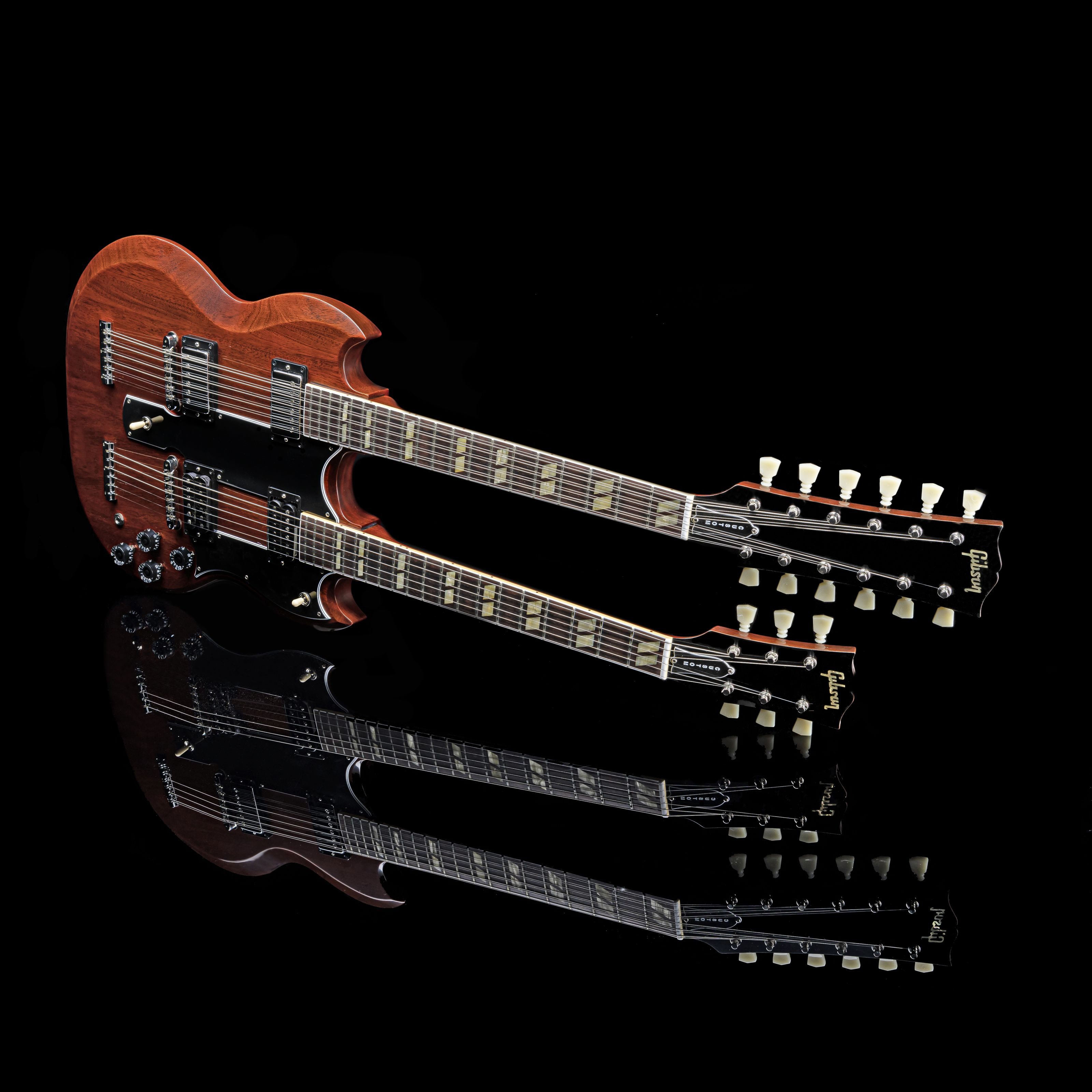 Gibson E-Gitarre, E-Gitarren, Premium-Instrumente, Jimmy Page EDS-1275 Doubleneck VOS '69 Cherry - Custom E-Gitarre