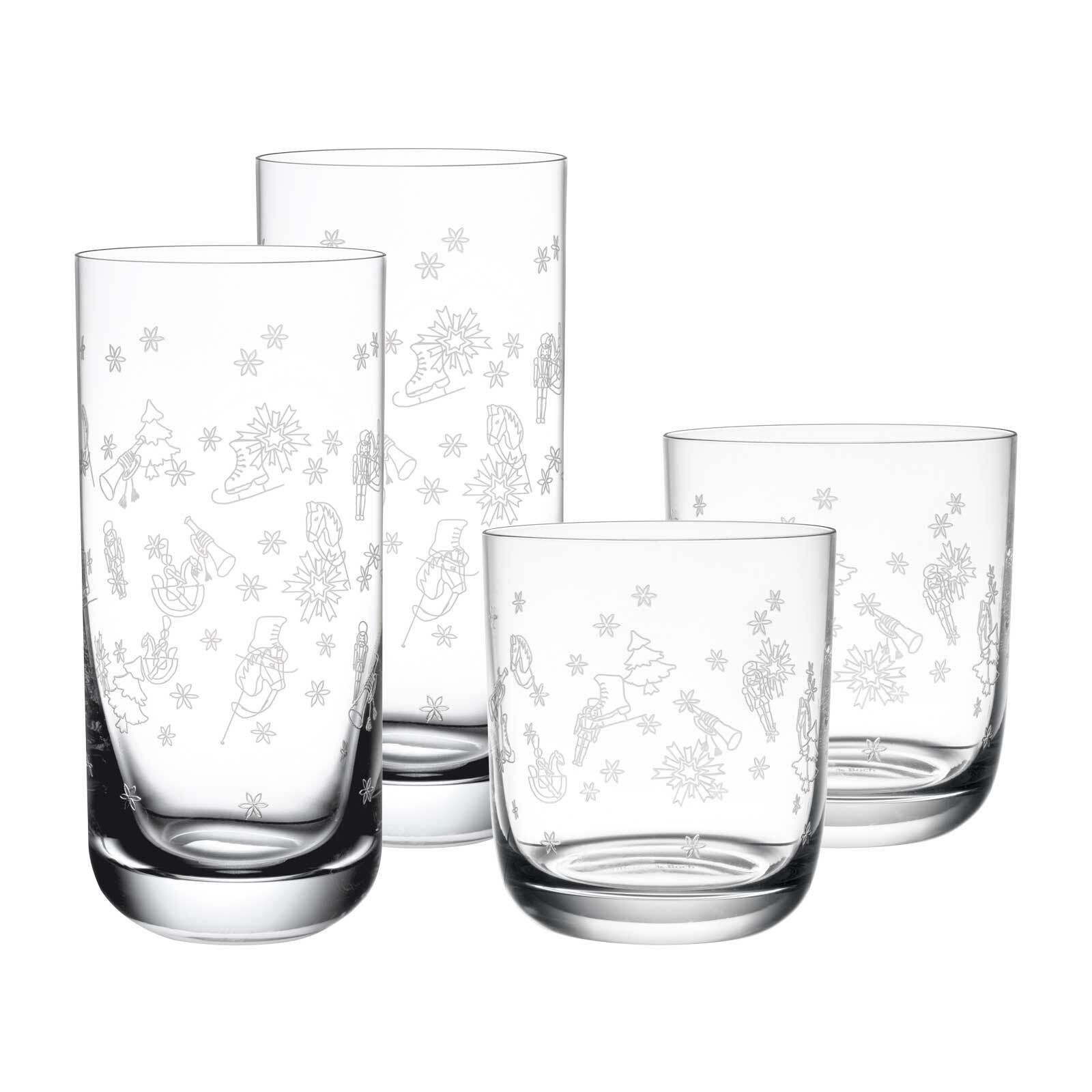 Villeroy & Boch Стекло-Set Toy's Delight Trinkgläser-Set 4er Set, Kristallglas