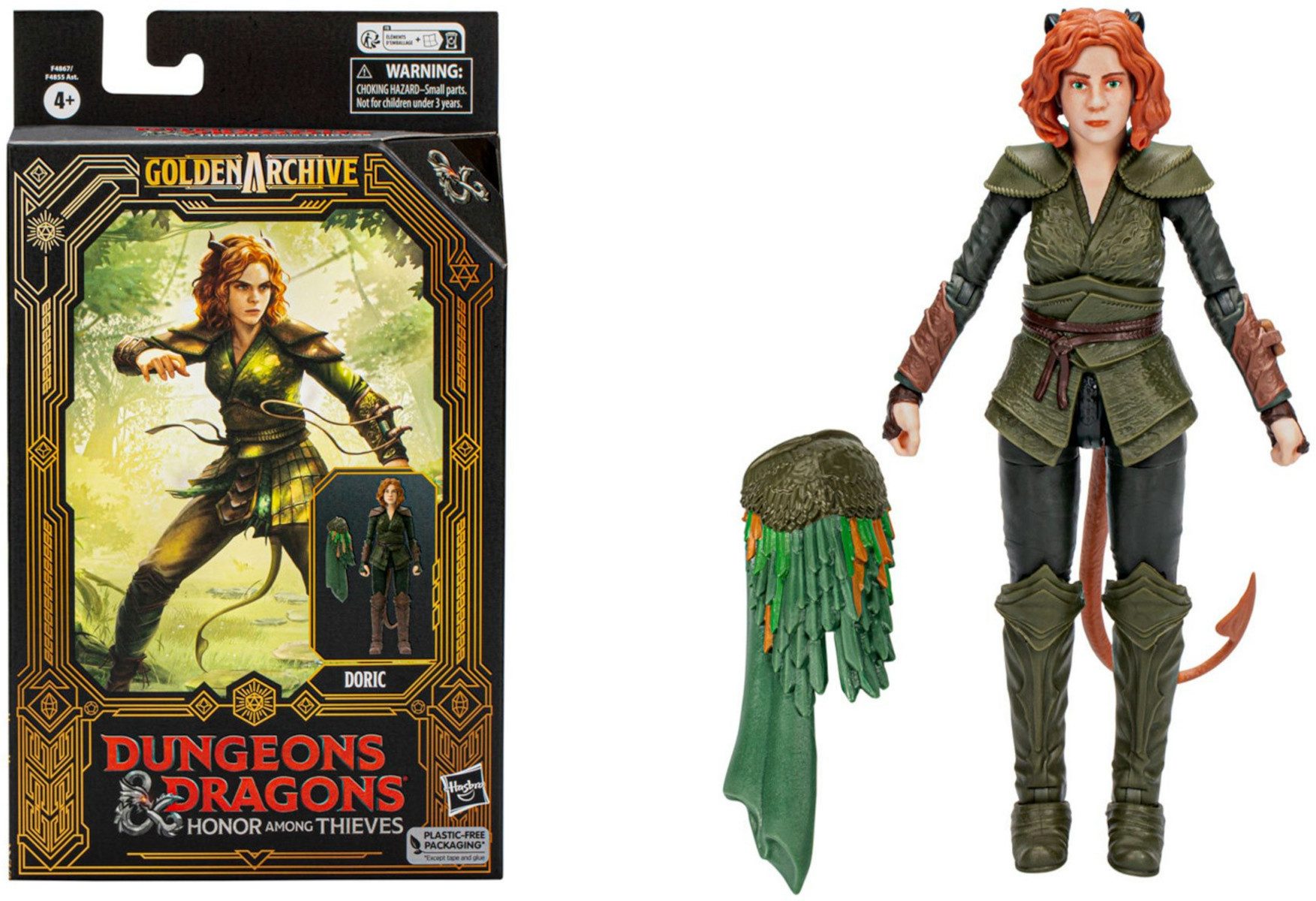 Hasbro Actionfigur Dungeons & Dragons Golden Archive Doric 6 Inch Actionfigur