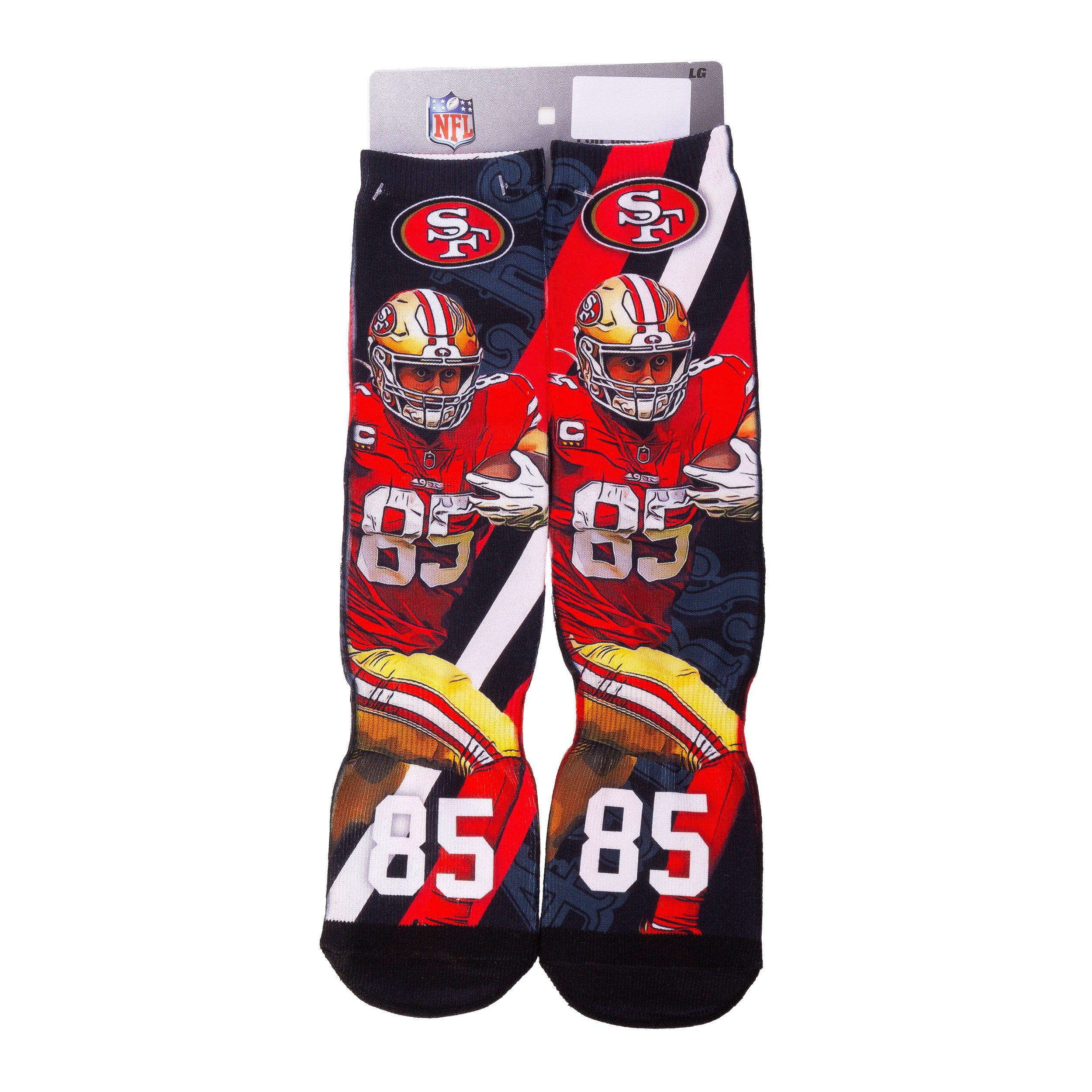 For Bare Feet Freizeitsocken Socken NFL San Francisco49ERS George Kit (1-Paar)